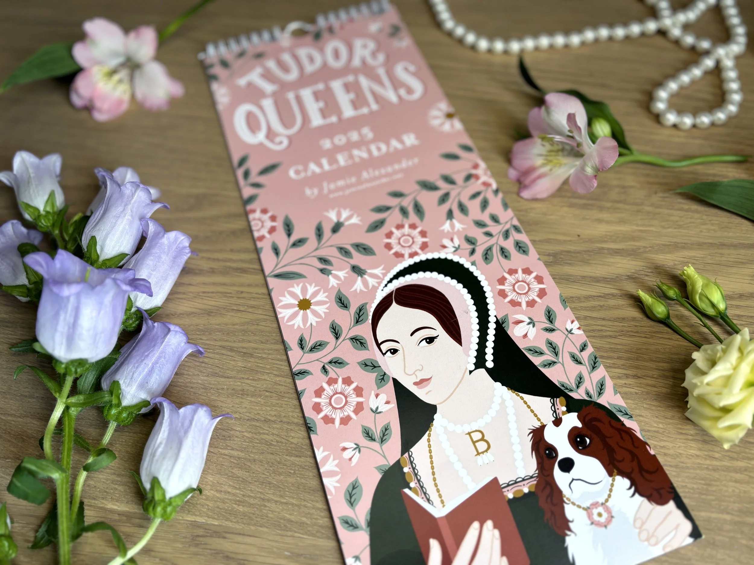 Tudor Queens Calendar Launch on Etsy