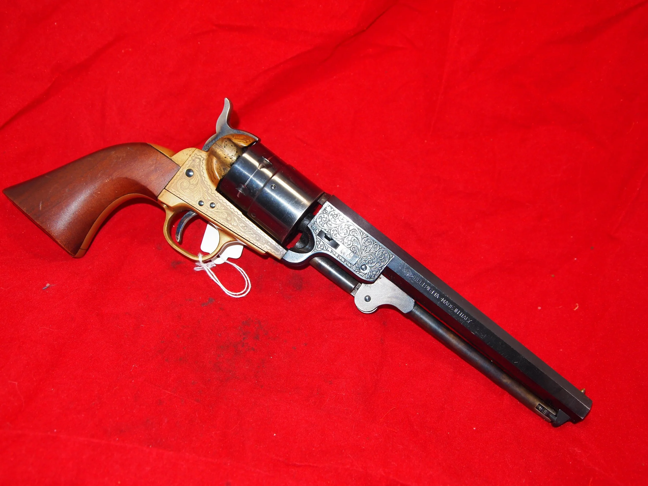 WP9  Engraved Colt 1851 Navy Pietta- 9mm Blank Fire