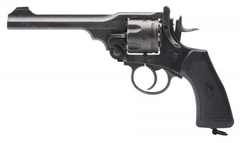 ASP5 Webley MkVI .455 Service Co2 Revolver (6" Barrel - Black)