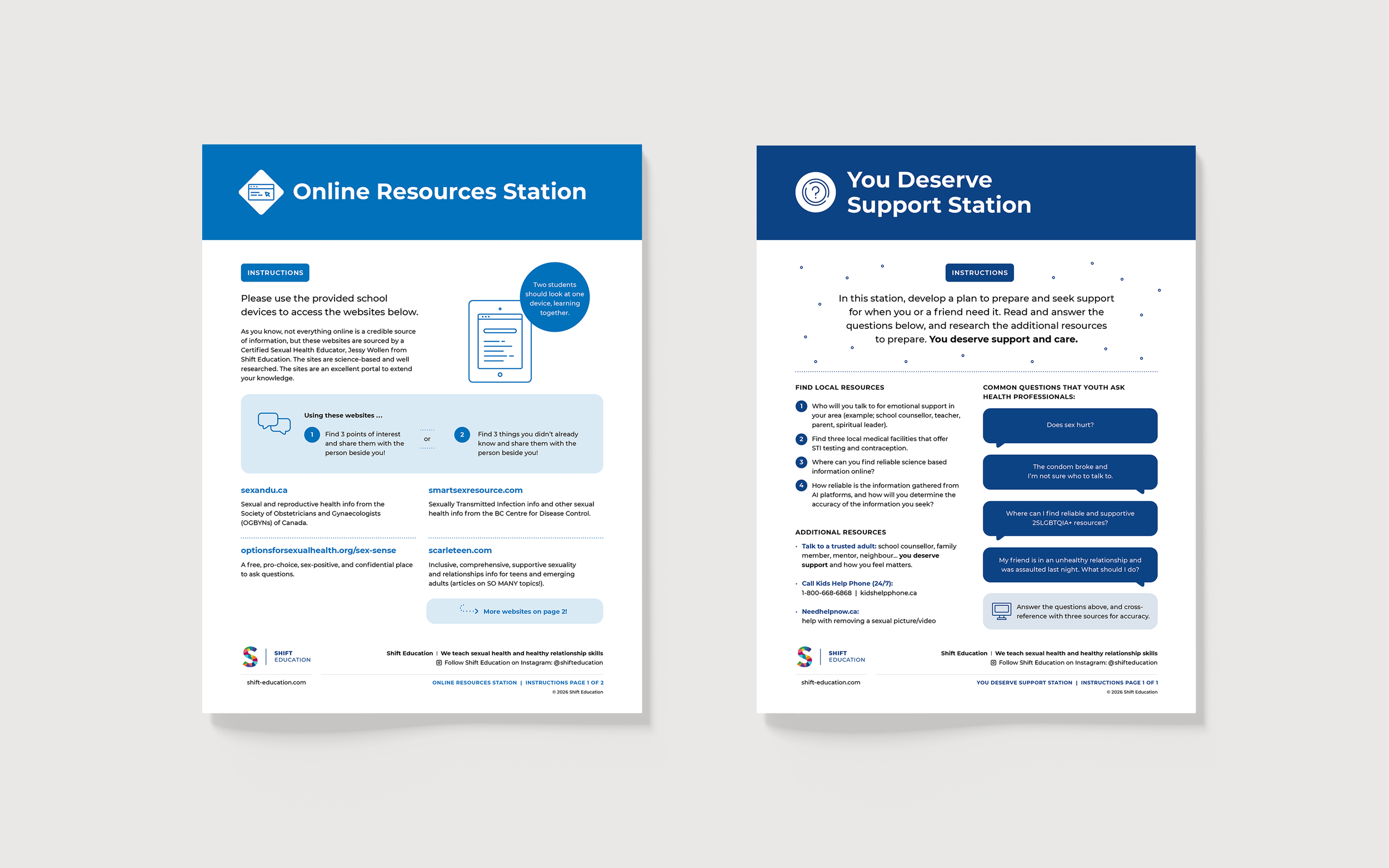 Document design and illustration for Shift Education | Cheryl Loh | Freelance graphic designer in Vancouver