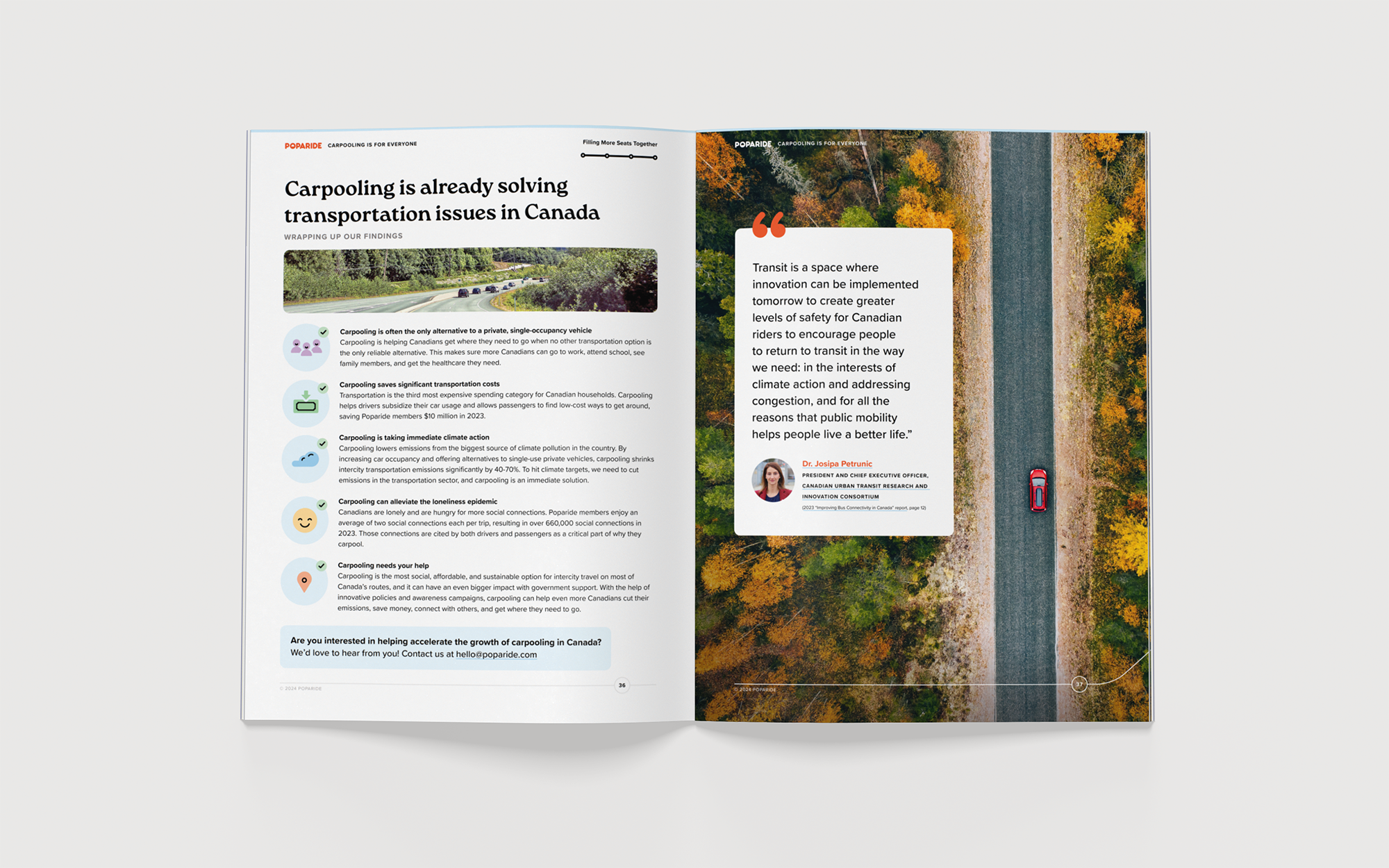 Poparide e-book report design with custom infographics and illustration | Cheryl Loh | Freelance senior graphic designer in Vancouver