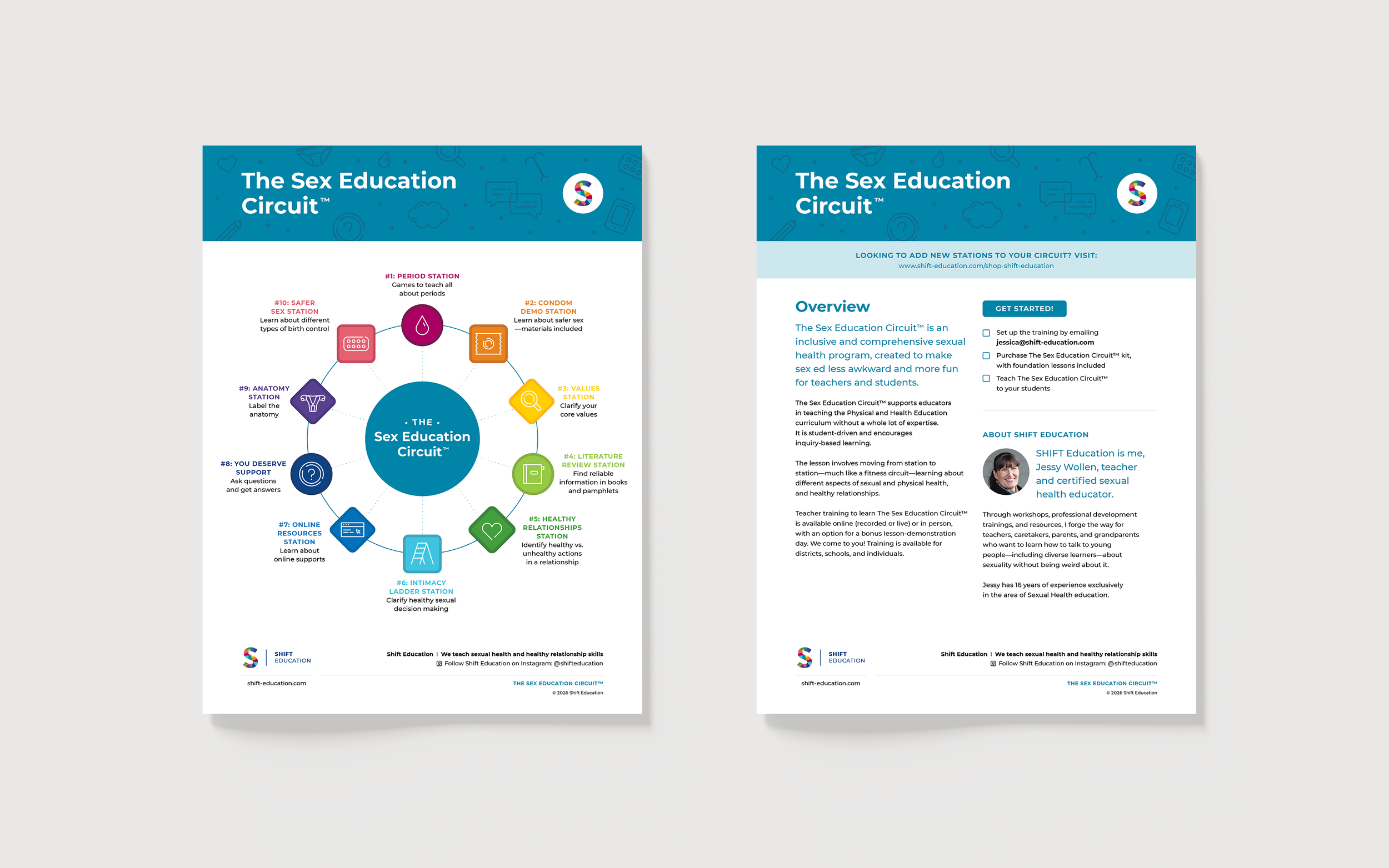 Document design and illustration for Shift Education | Cheryl Loh | Freelance graphic designer in Vancouver