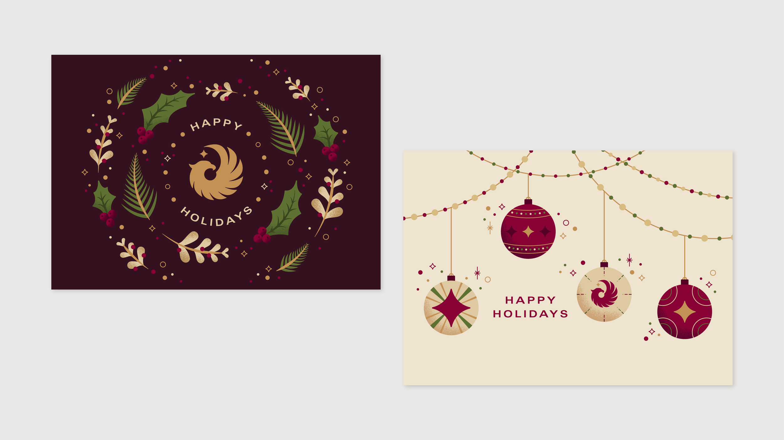 St. John's School Custom Illustrated Holiday Cards | Cheryl Loh | Freelance Graphic Designer and Illustrator in Vancouver