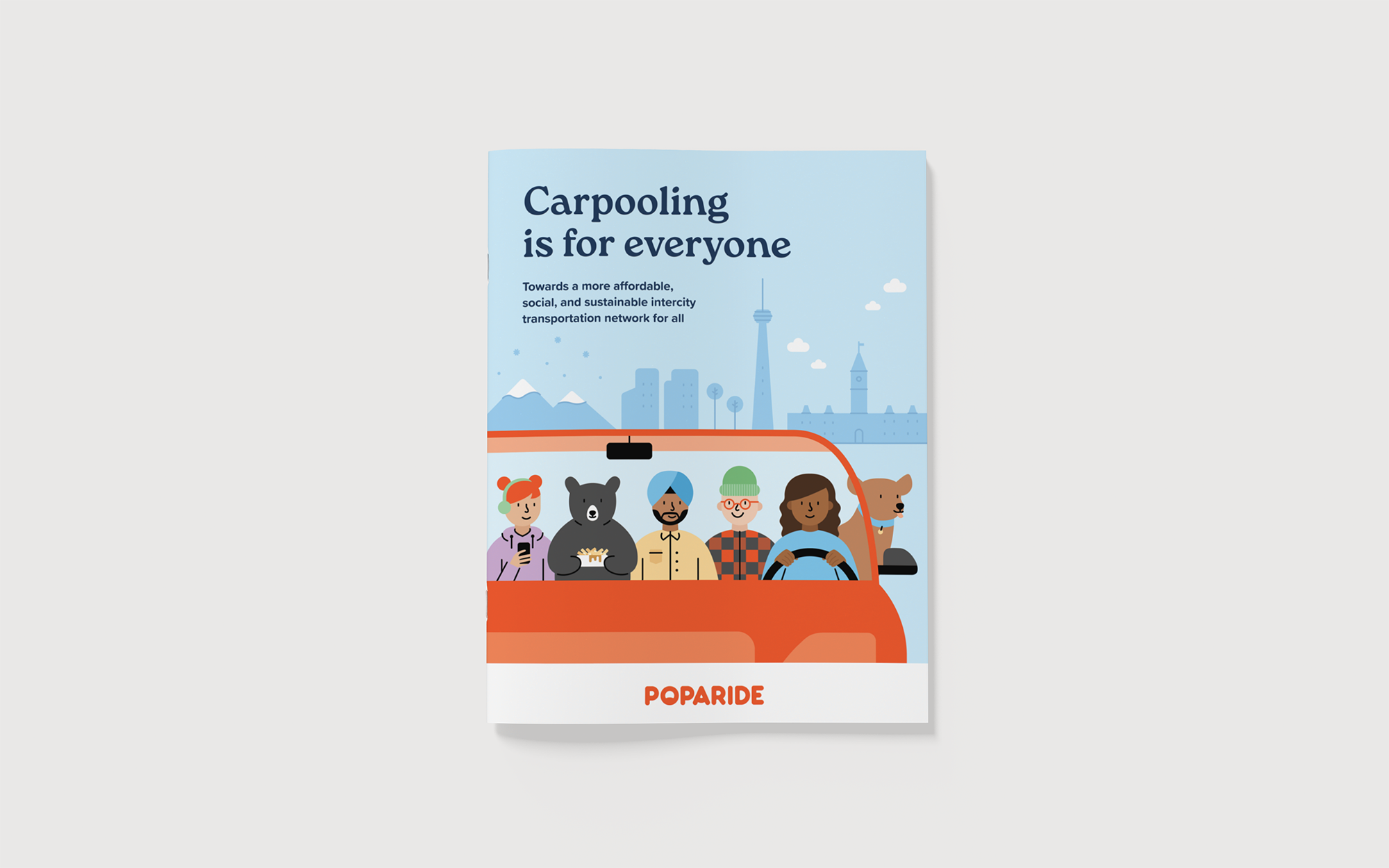 Poparide e-book report design with custom infographics and illustration | Cheryl Loh | Freelance senior graphic designer in Vancouver
