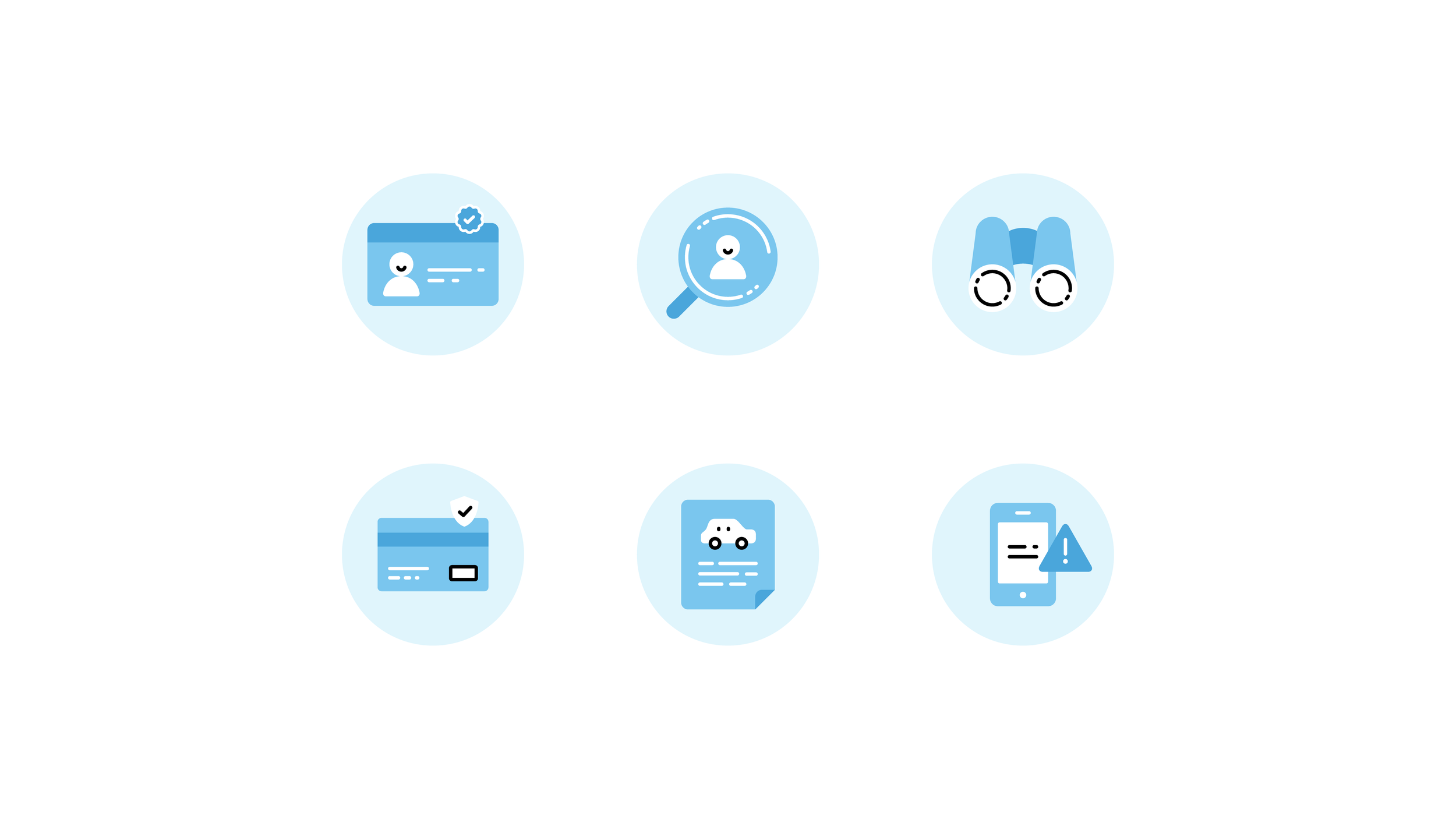 Icons for Poparide's website | Cheryl Loh | Freelance graphic designer and illustrator