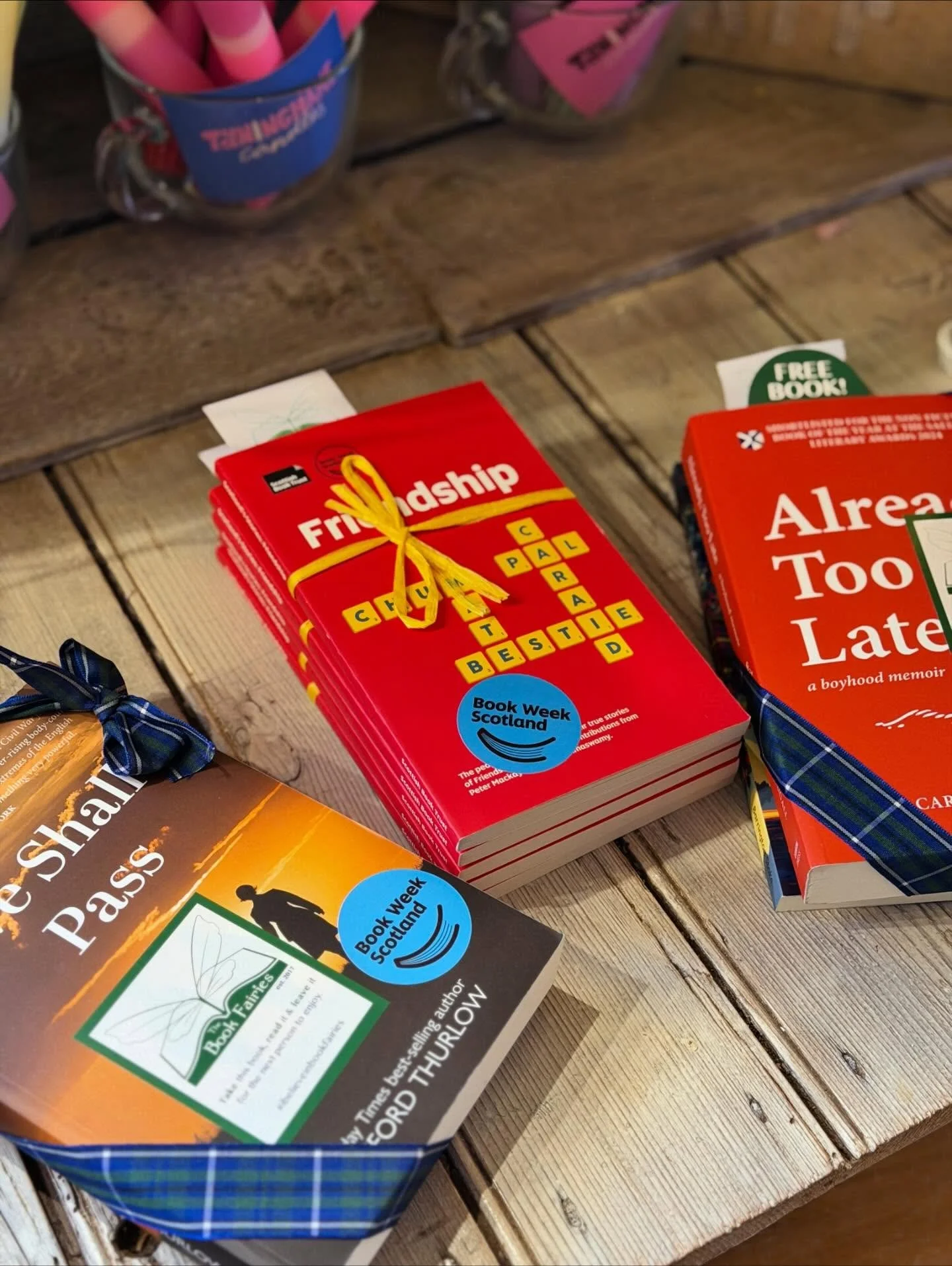 Once a year, something a little magical happens here. A lady known only as The Book Fairy appears and leaves us piles of brand-new books from publishers for our customers to take home for free.

The only rule? When you&rsquo;ve finished, pass it on f