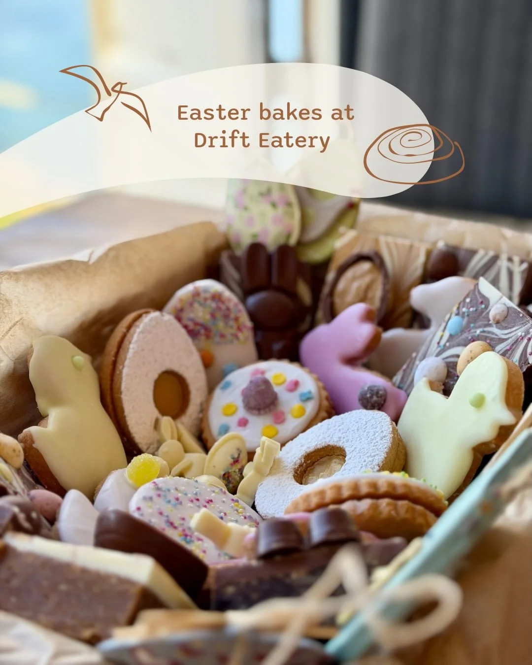 Something egg-stra special is baking at Drift Eatery&hellip; 👀🐣

#Easter #EasterBakes #EasterFood