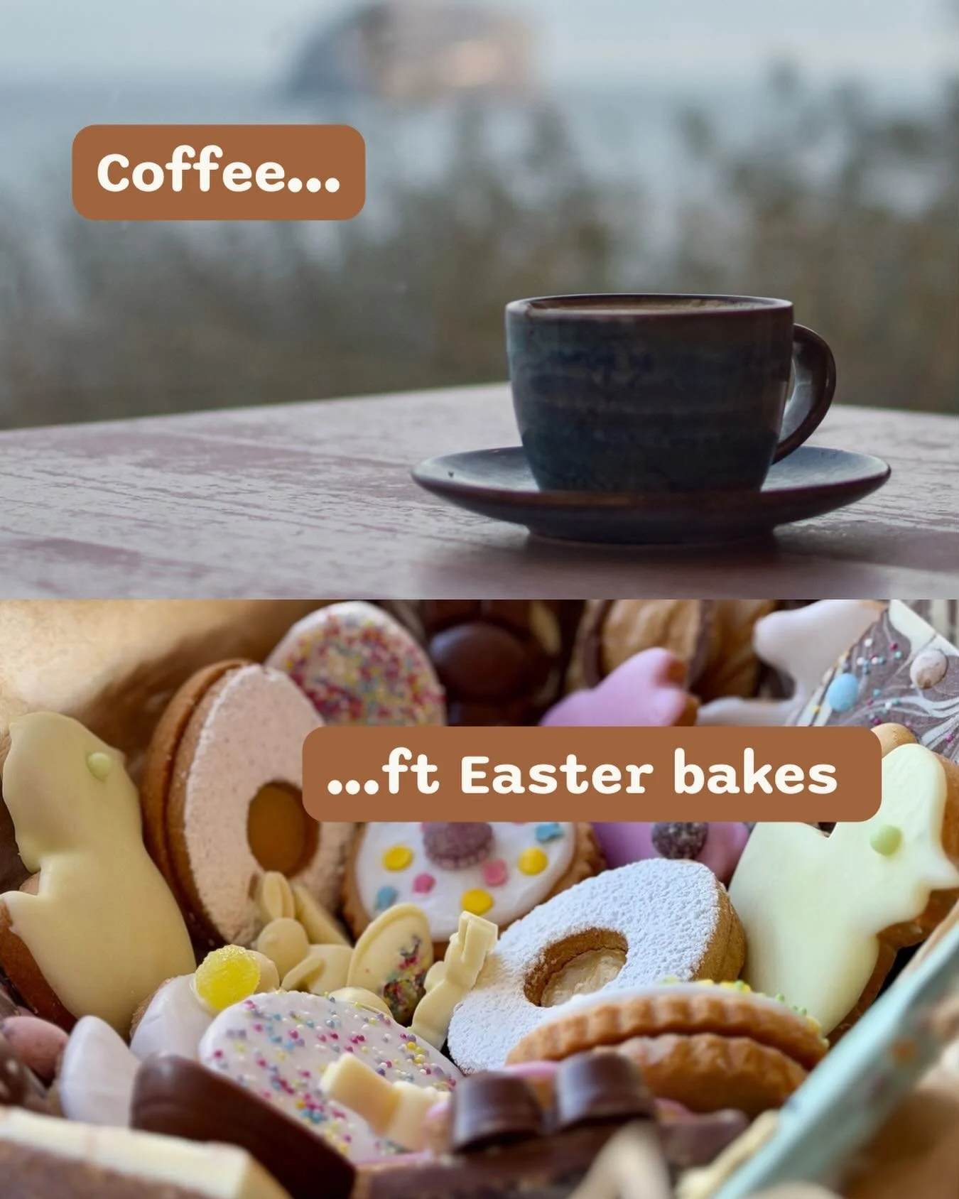 Come for a coffee ☕️
Stay for the Easter bakes 🐣

#EasterCakes #Coffeeandcake