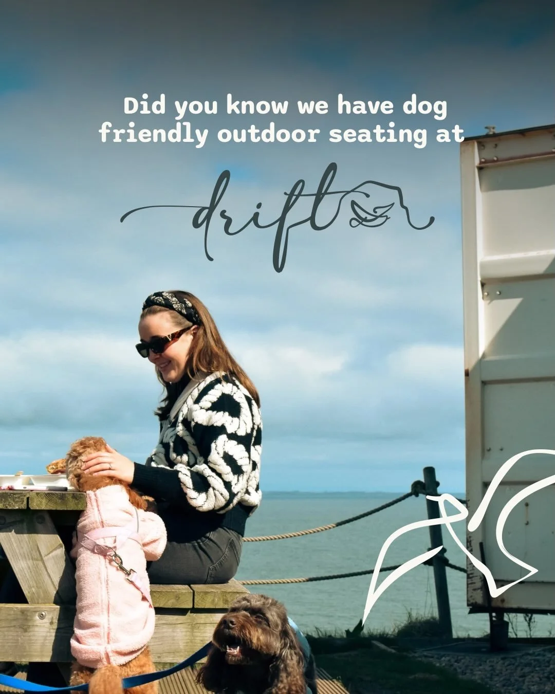 Dog-friendly days done right 🐾

Bring your dog along, grab a seat in our outdoor area, and order with ease from the takeaway trailers, no need to leave them behind. We also have handy dog tethers at the benches. 

And yes&hellip; pup cups are waitin