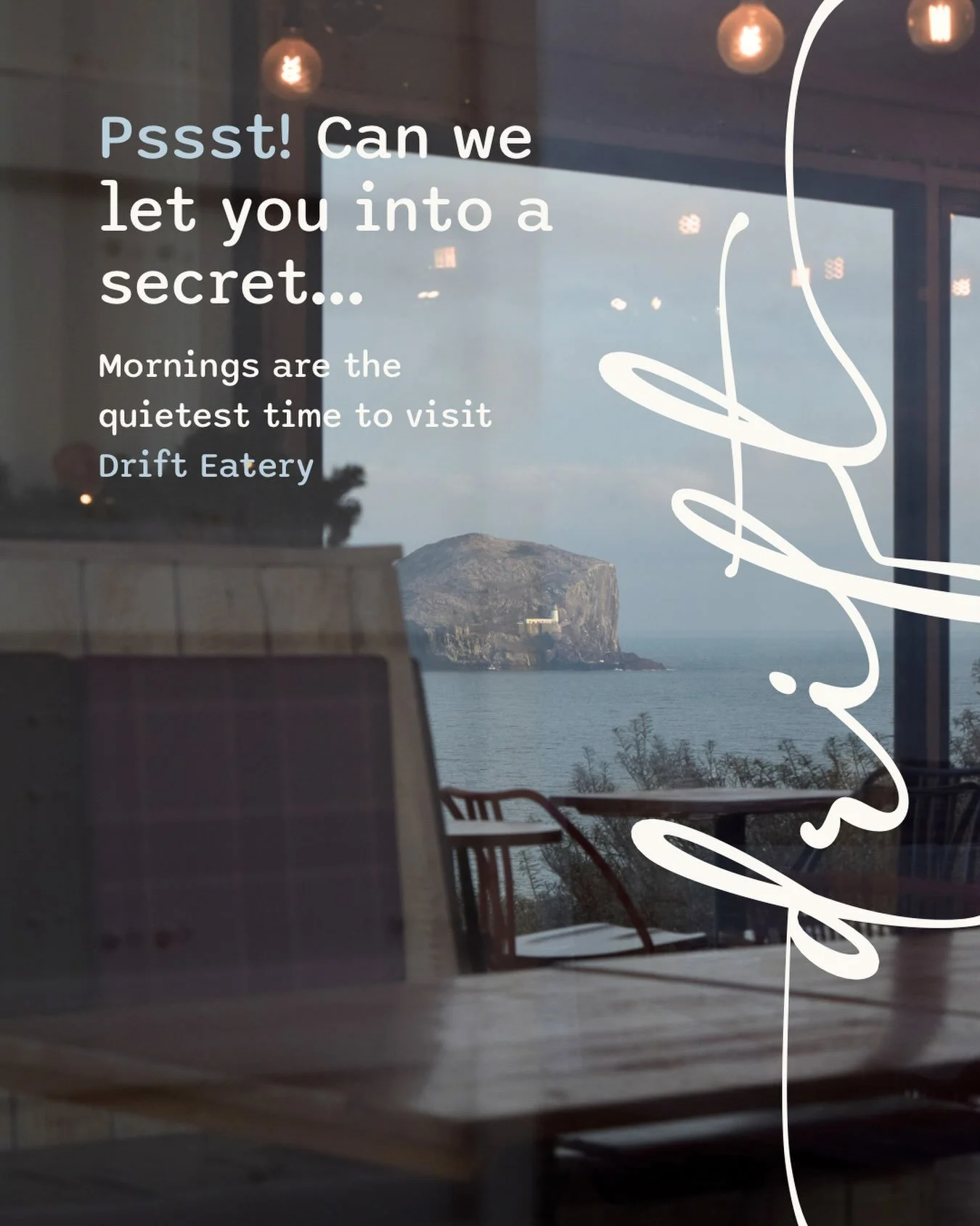 Start your day right at Drift Eatery!

Looking for a peaceful spot to enjoy your breakfast or morning coffee? mornings at Drift Eatery are usually our quietest time, perfect for catching up on work, reading, or just savoring a slow start to your day.