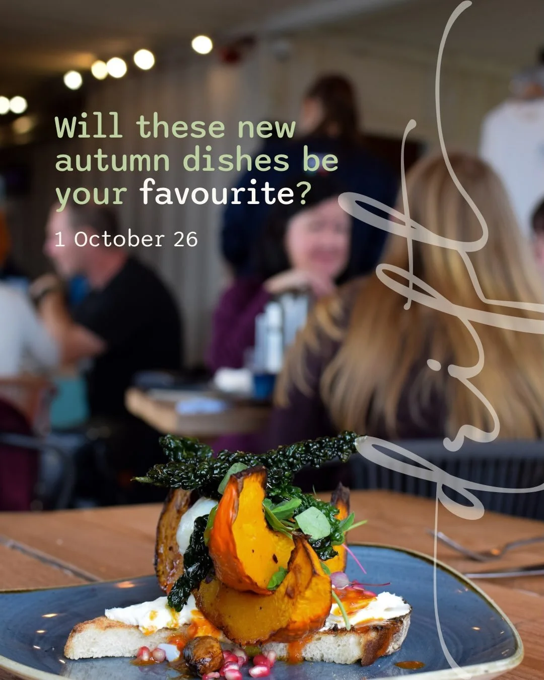 Which dish from our new autumn menu are you most looking forward to trying?

Using seasonal ingredients and made fresh to order - we are excited for you to all try our autumn dishes.

Launching 1.10.26

Book your table today.