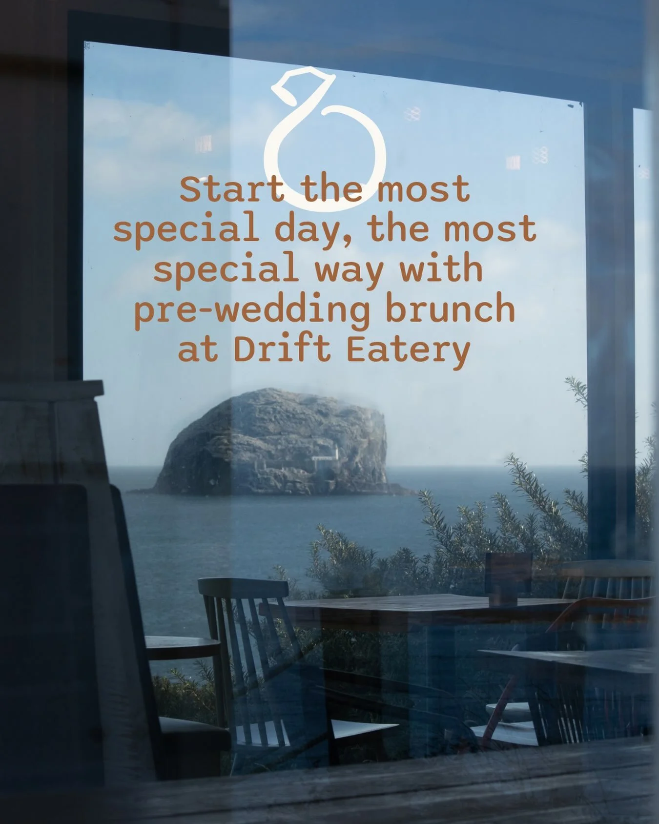 Did you know you can book drift for your pre-wedding brunch. Available only at weekends for parties of up to 8. Give us a call or email to book.