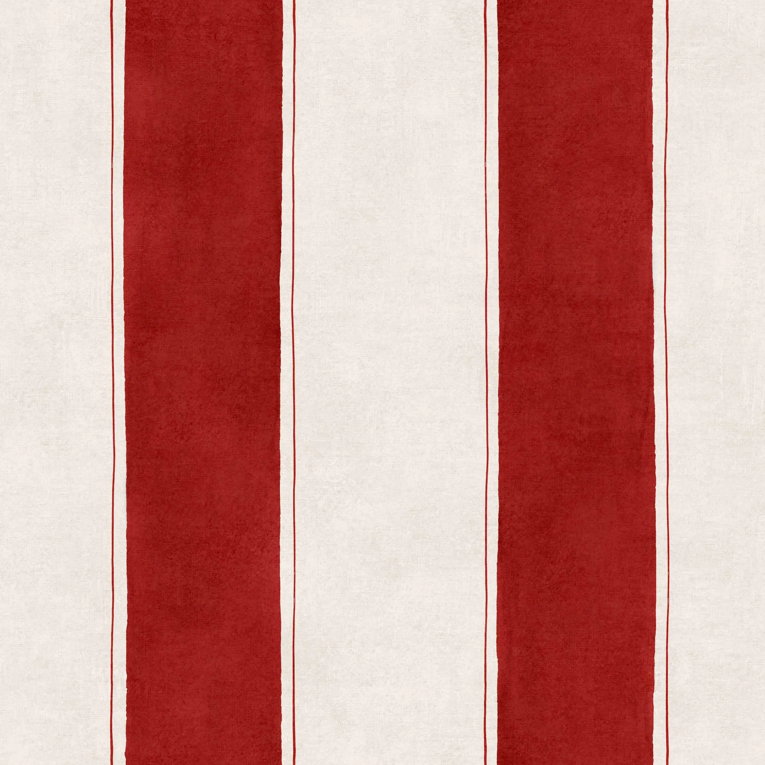 PAPEL PINTADO RAYAS FLORENTINAS ROJO