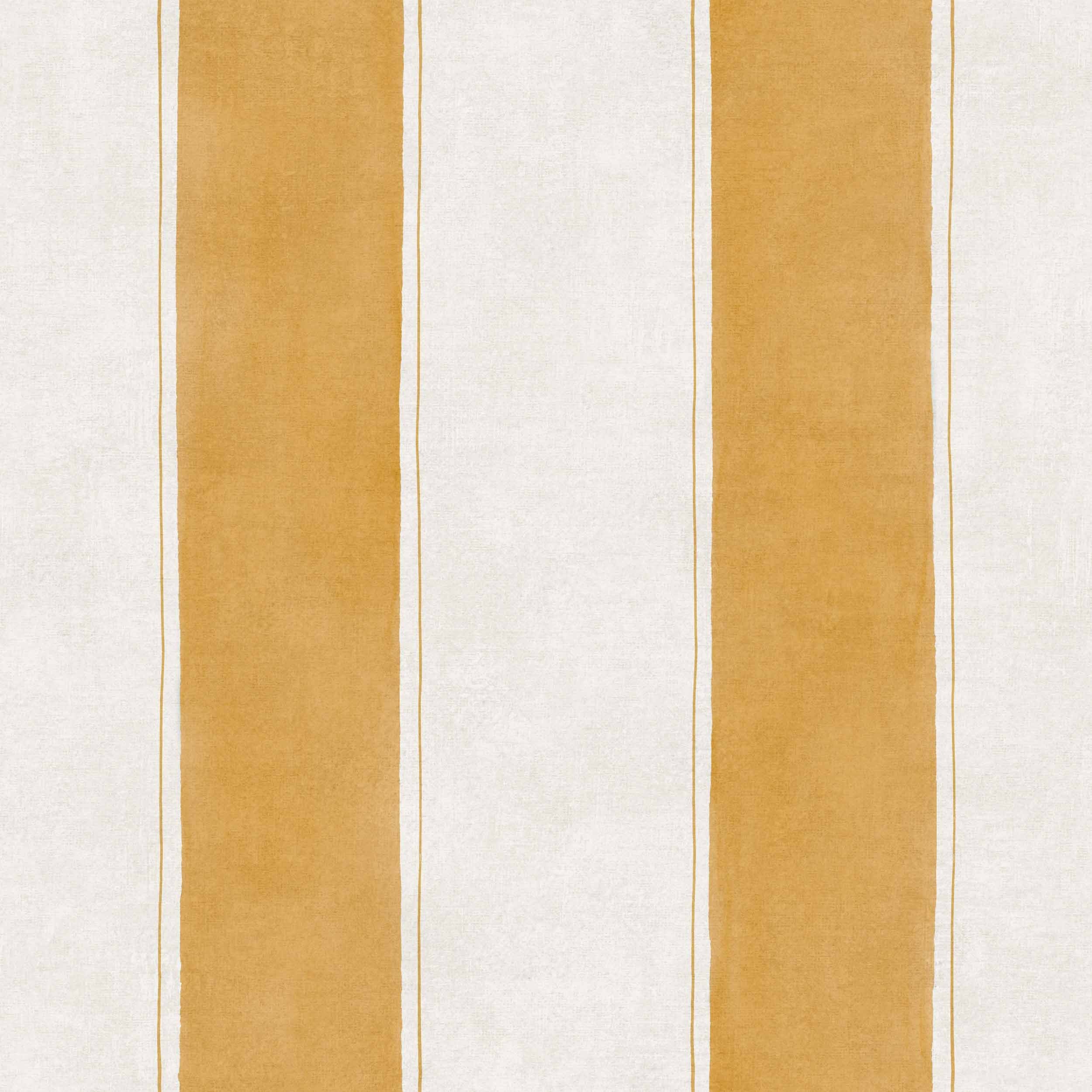 PAPEL PINTADO RAYAS FLORENTINAS MOSTAZA