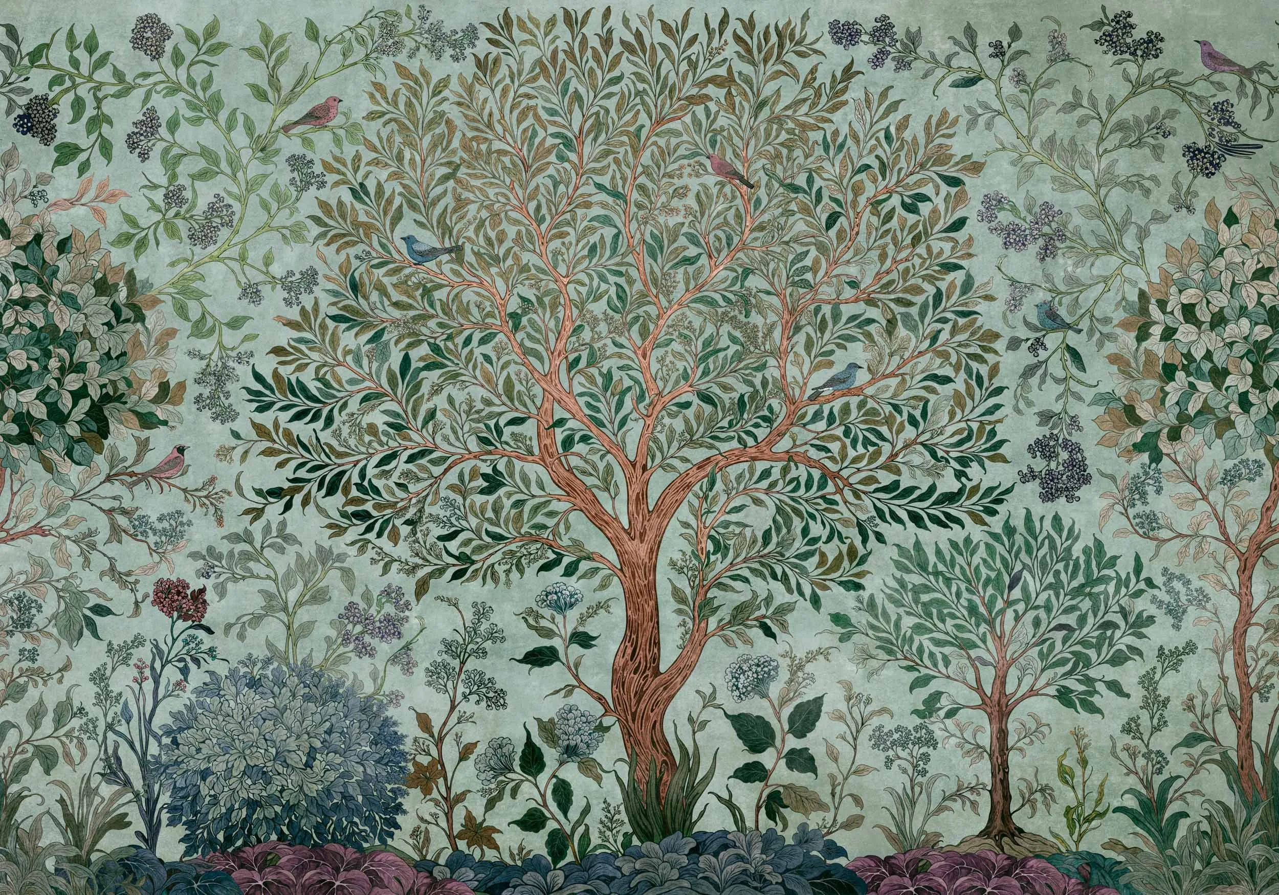 MURAL (a medida)  MELOCOTONERO ZAFIRO