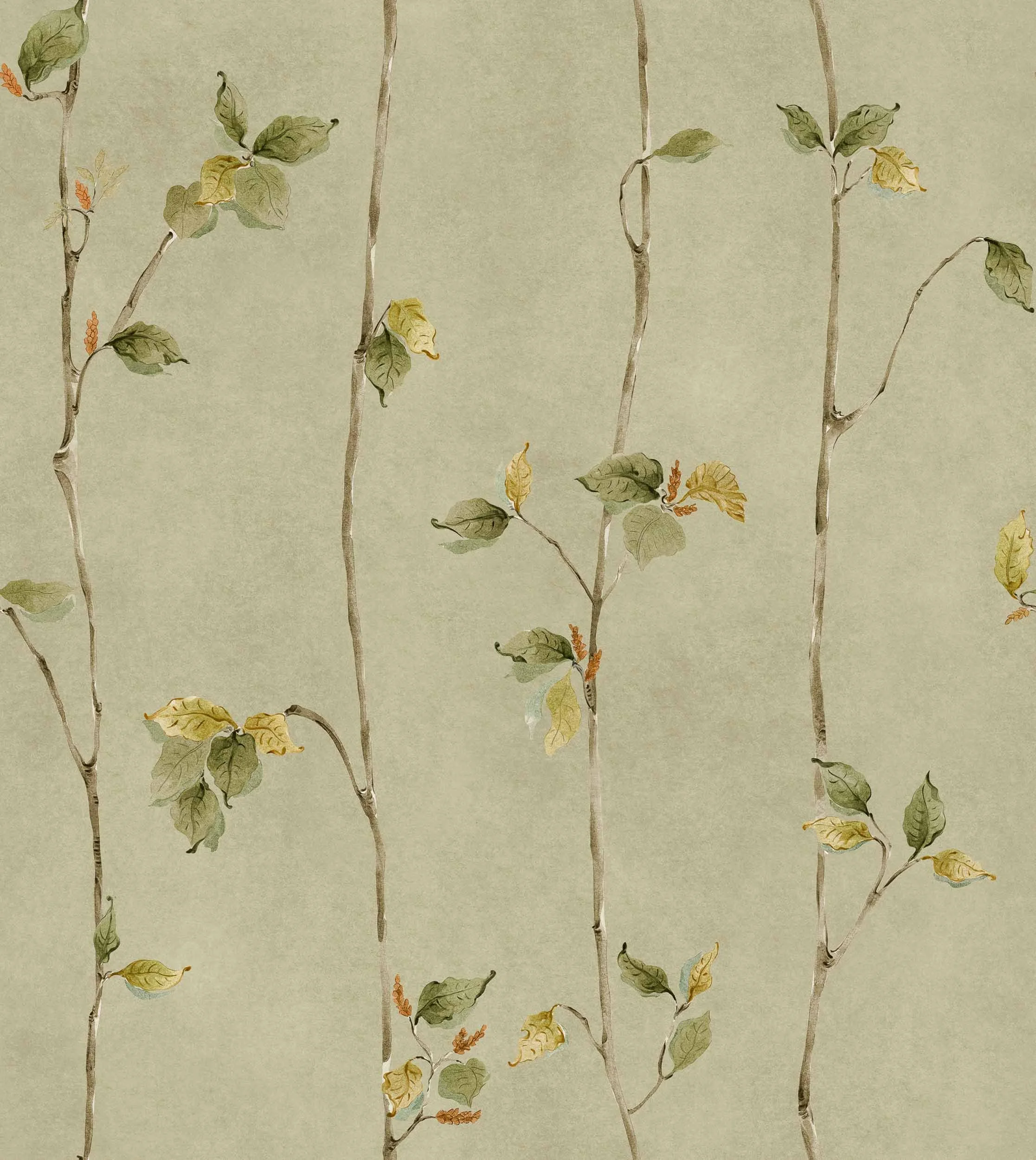 PAPEL PINTADO AZAHAR VERDE