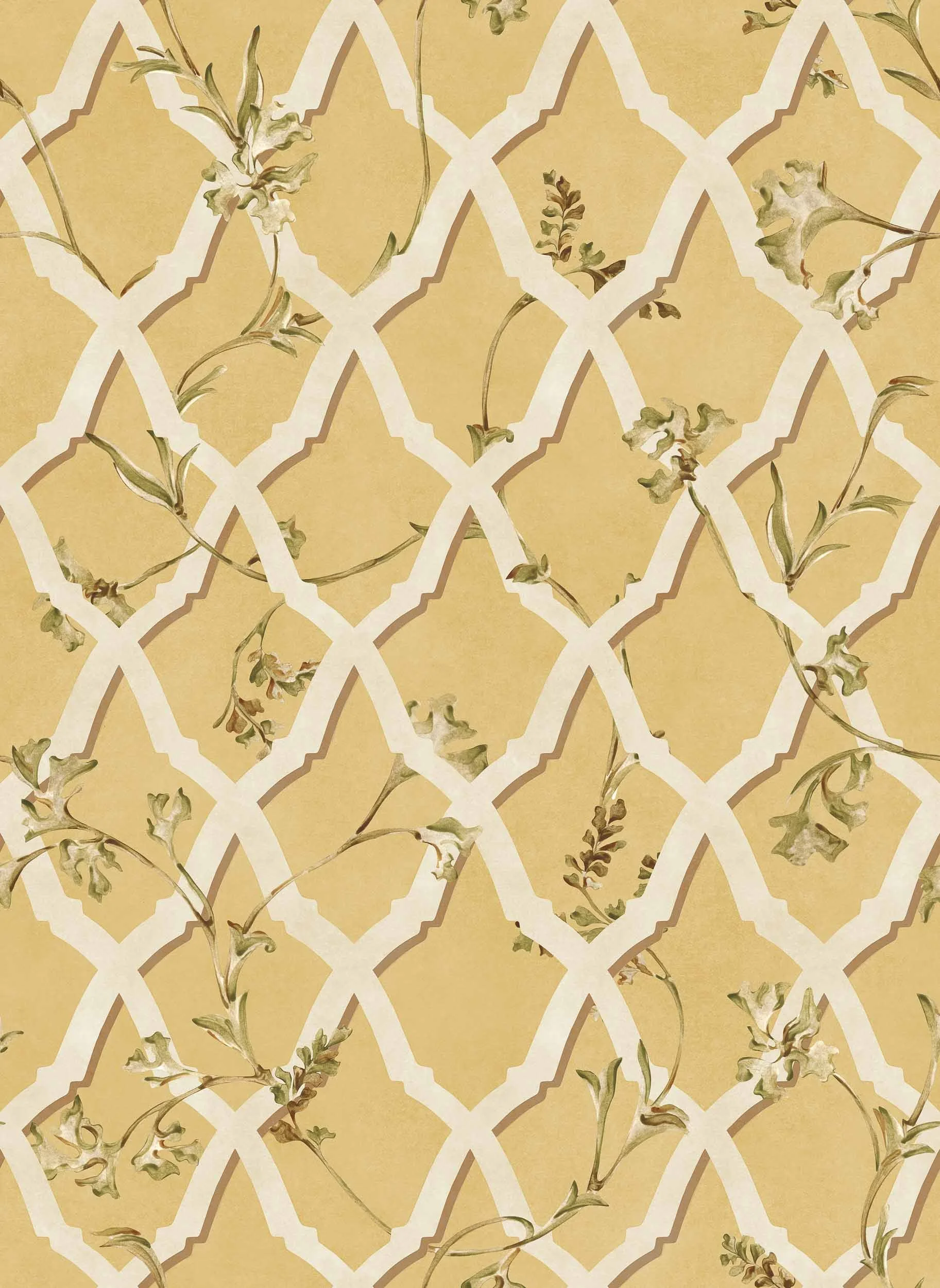 PAPEL PINTADO TRIANA OCRE