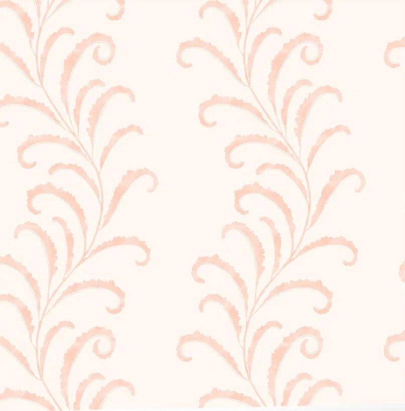 PAPEL PINTADO TWINIG ROSA EMPOLVADO
