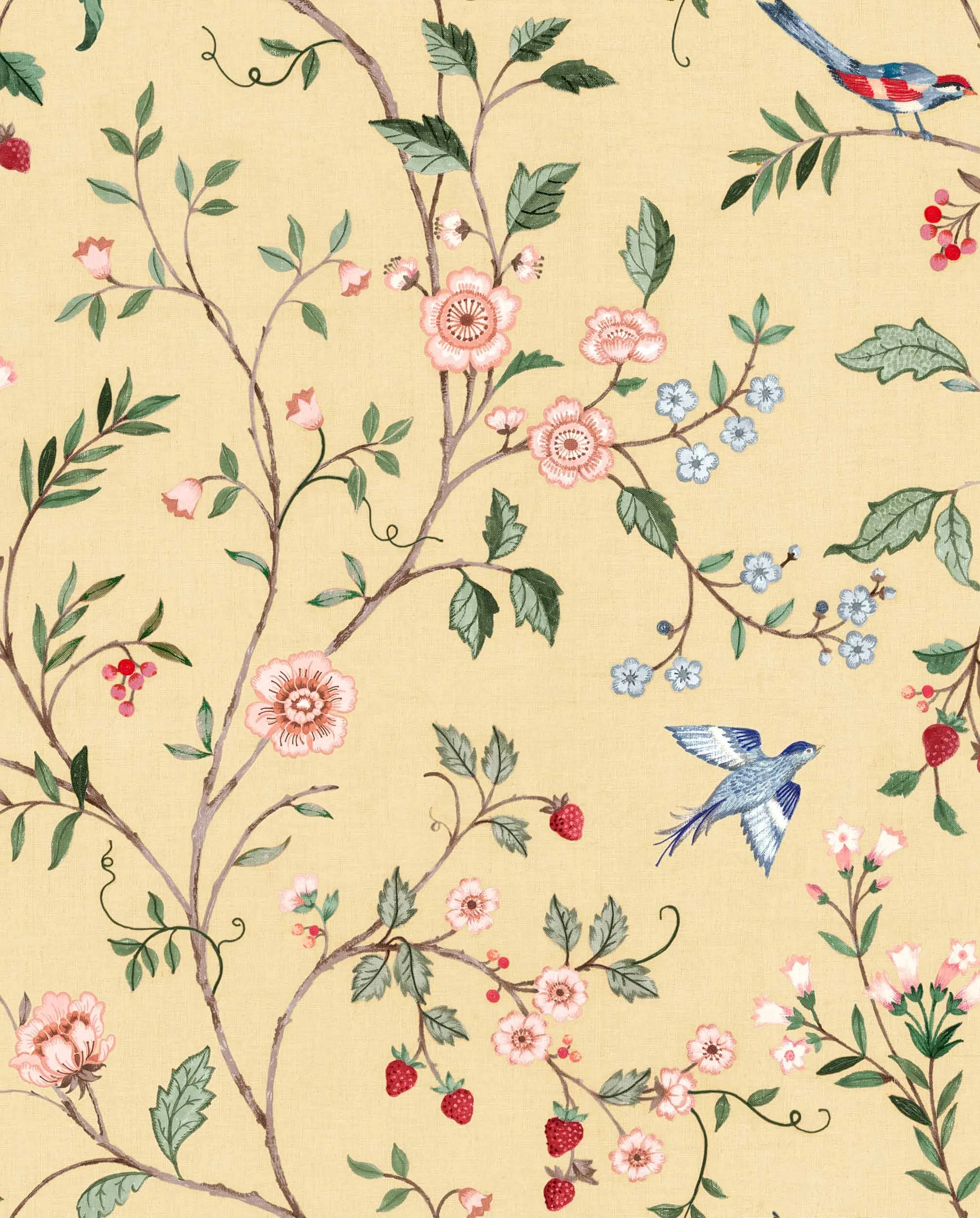 PAPEL PINTADO BUCOLIC AMARILLO