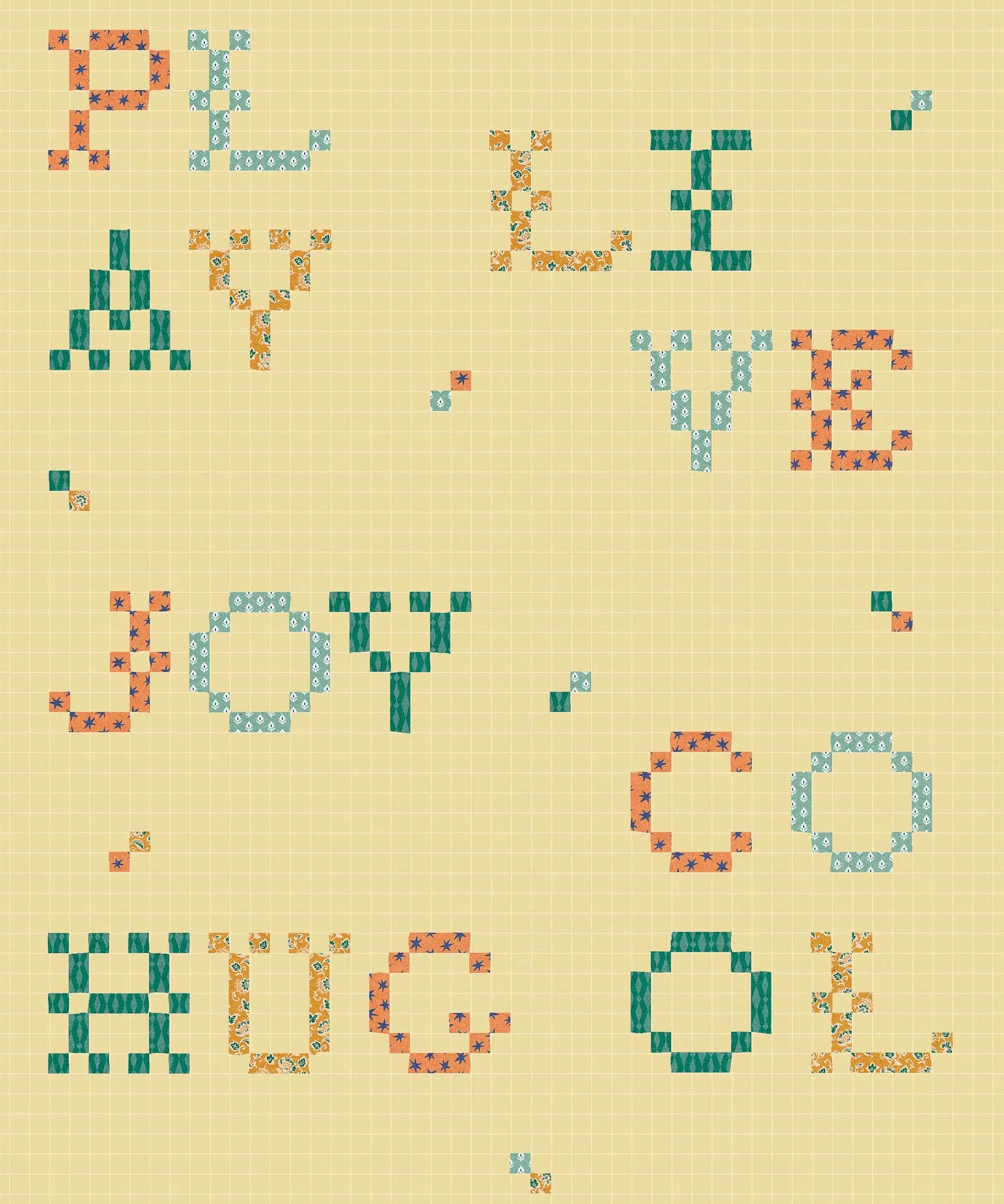 PAPEL PINTADO PETIT POINT AMARILLO