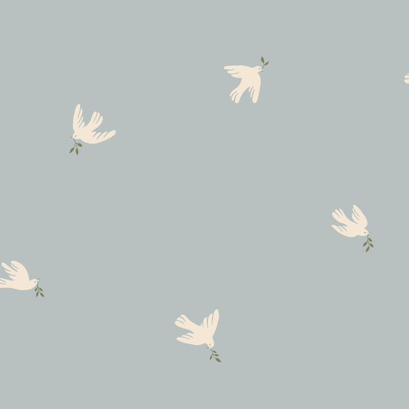 PAPEL PINTADO FRIDA AZUL SUAVE