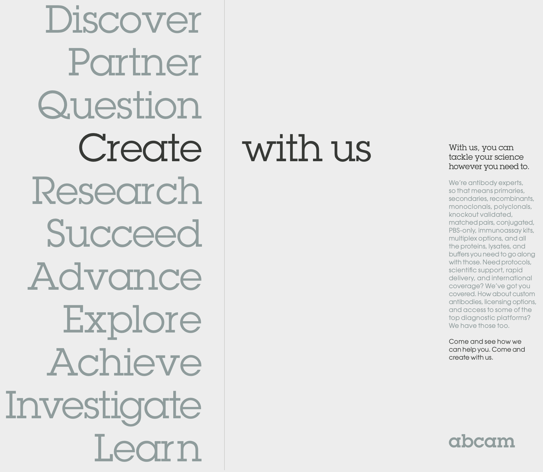 Concept. Copyright Abcam®.