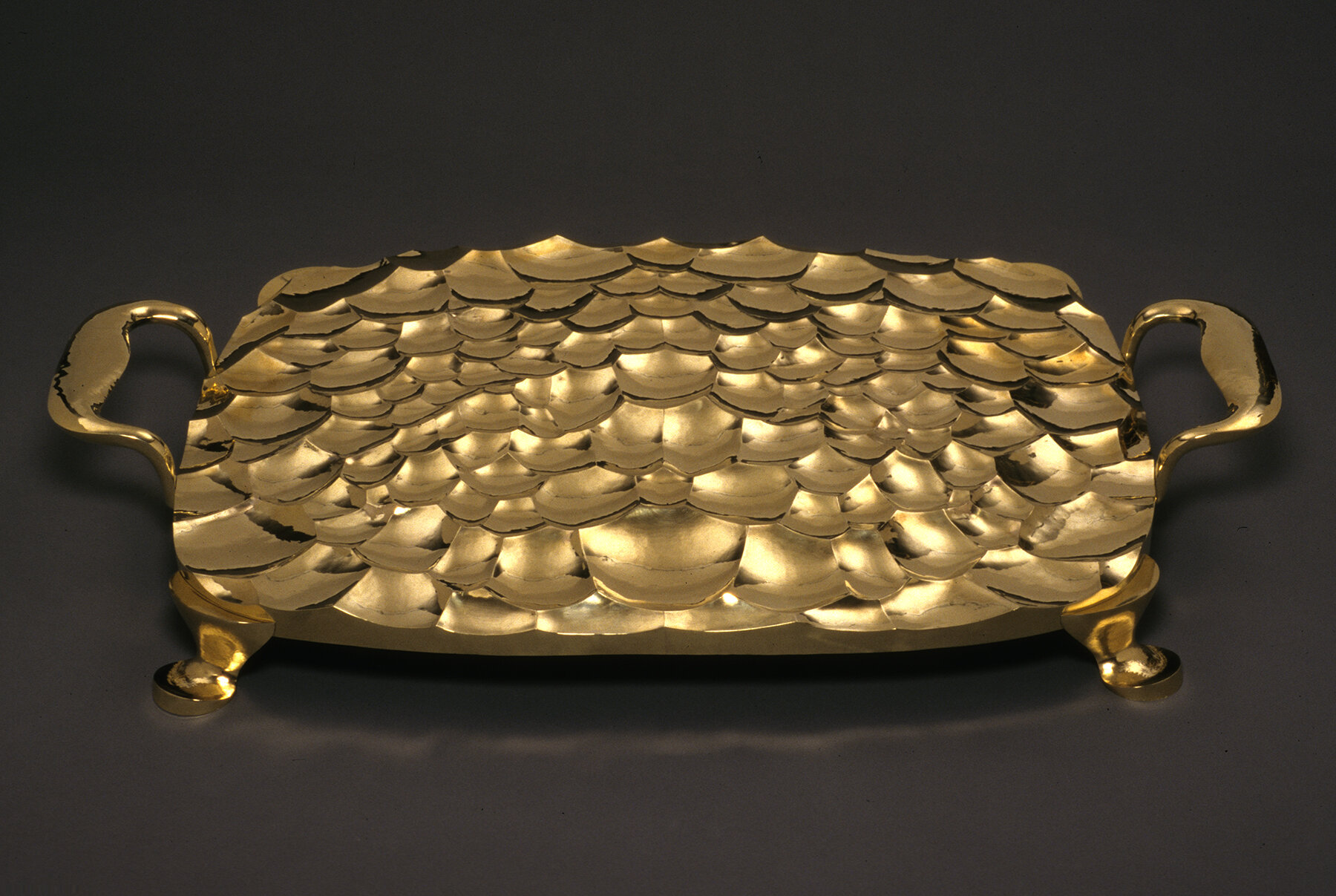 Handwrought Brass Tray