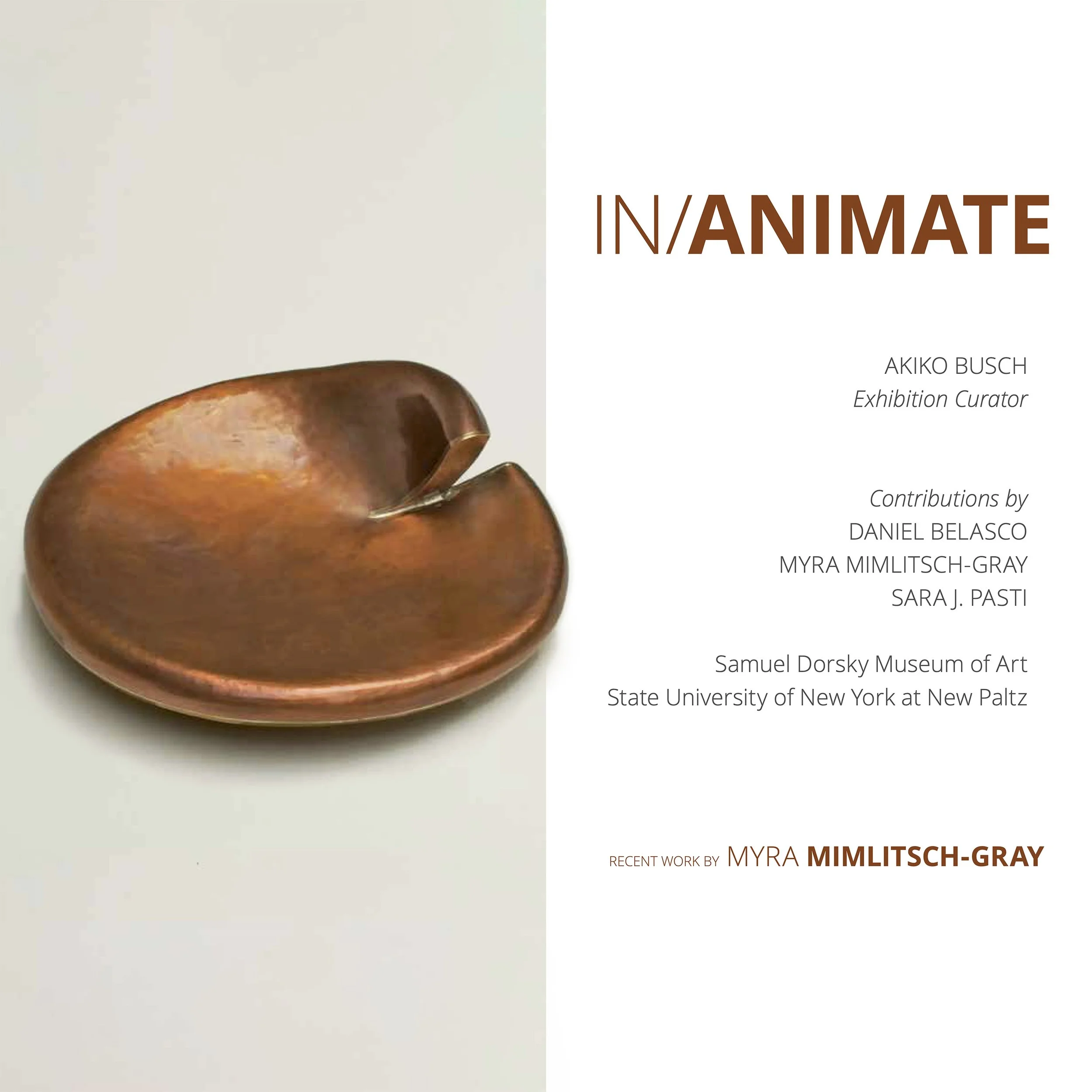 IN/ANIMATE Exhibition Catalog 