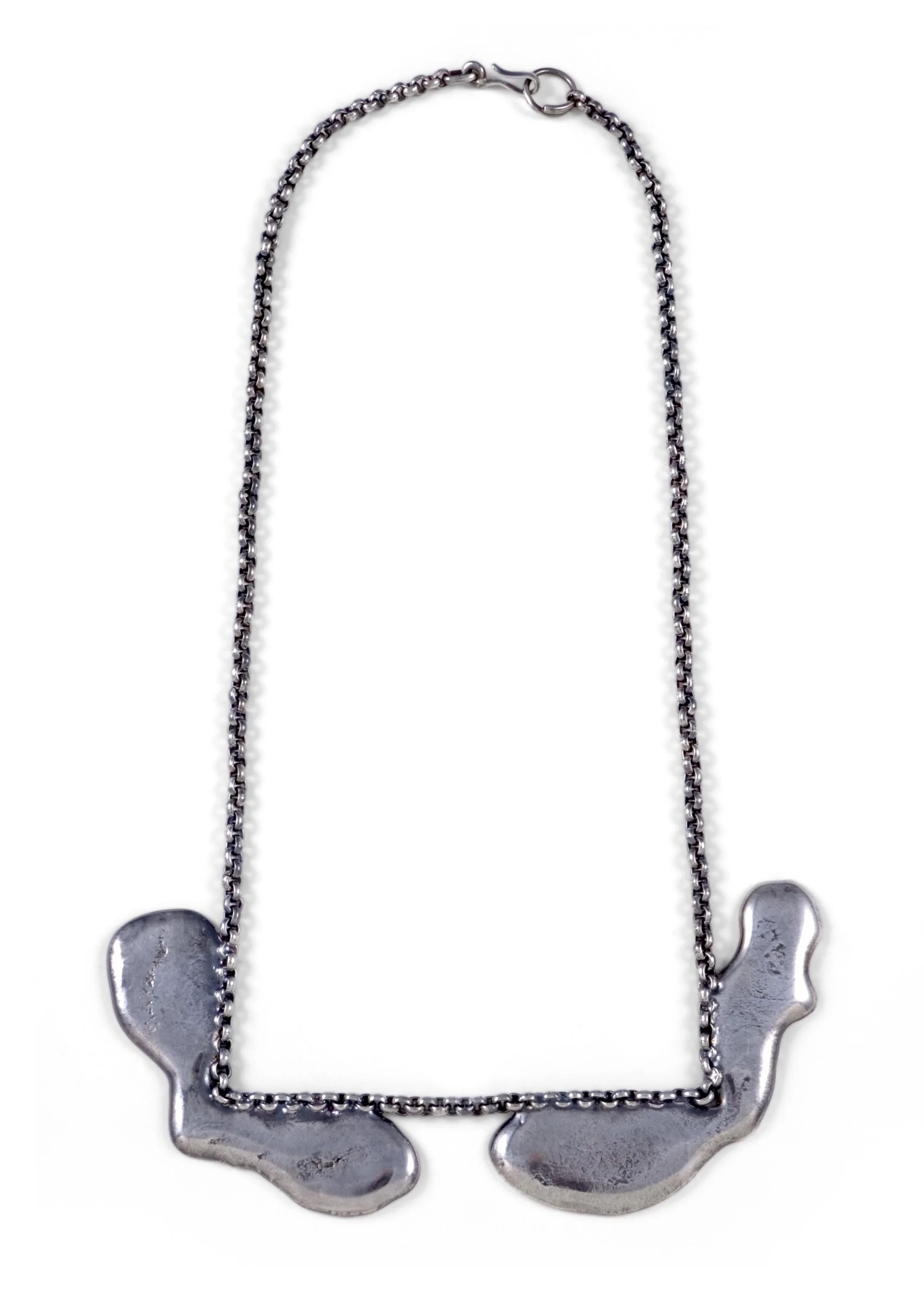 Corners, 2006. Silver-plated tin, brass. Collection: Cooper Hewitt, Smithsonian Design Museum