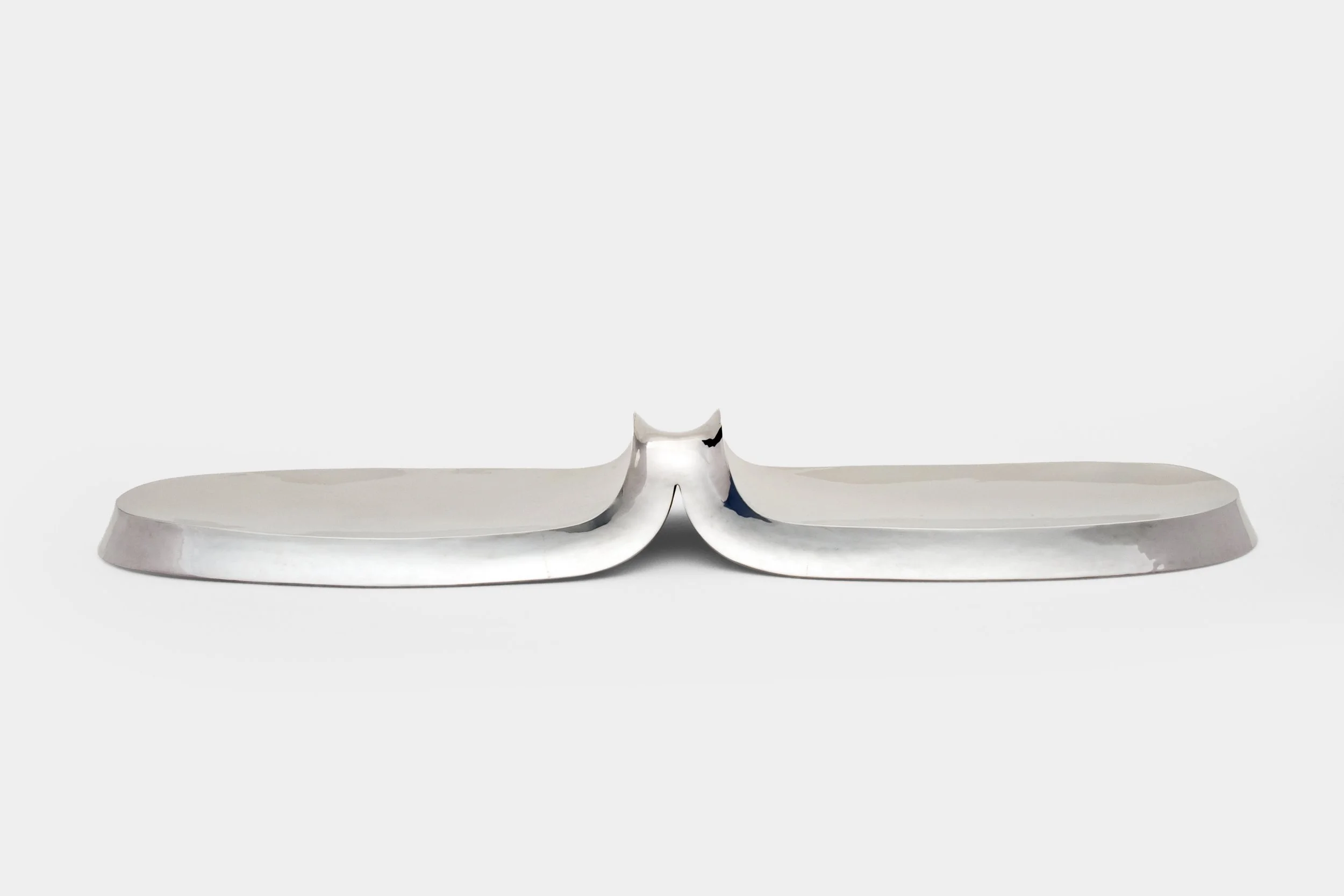 Split Slabs, 2012. Silver, 2.5 x 18 x 5 in.
