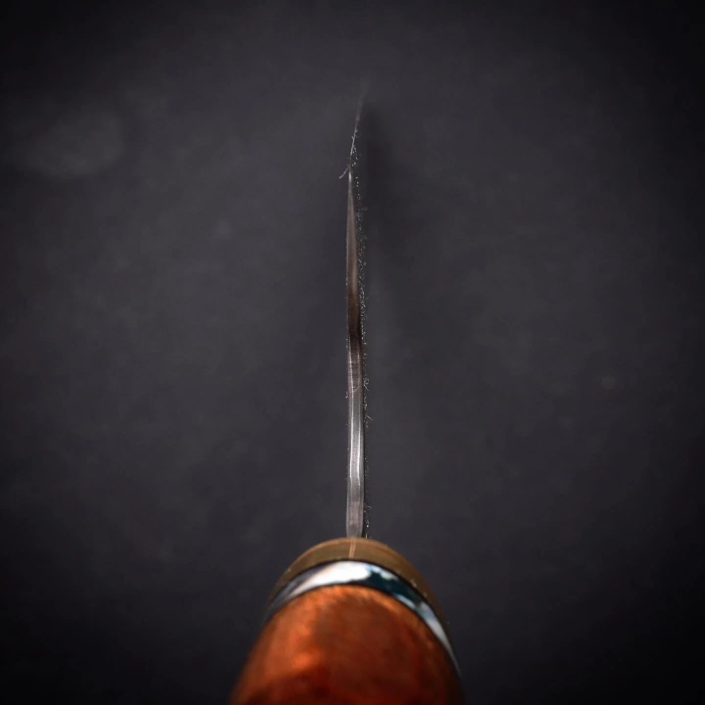 7” Santoku - Shuminagashi & Mokume — Moss Rock Cutlery