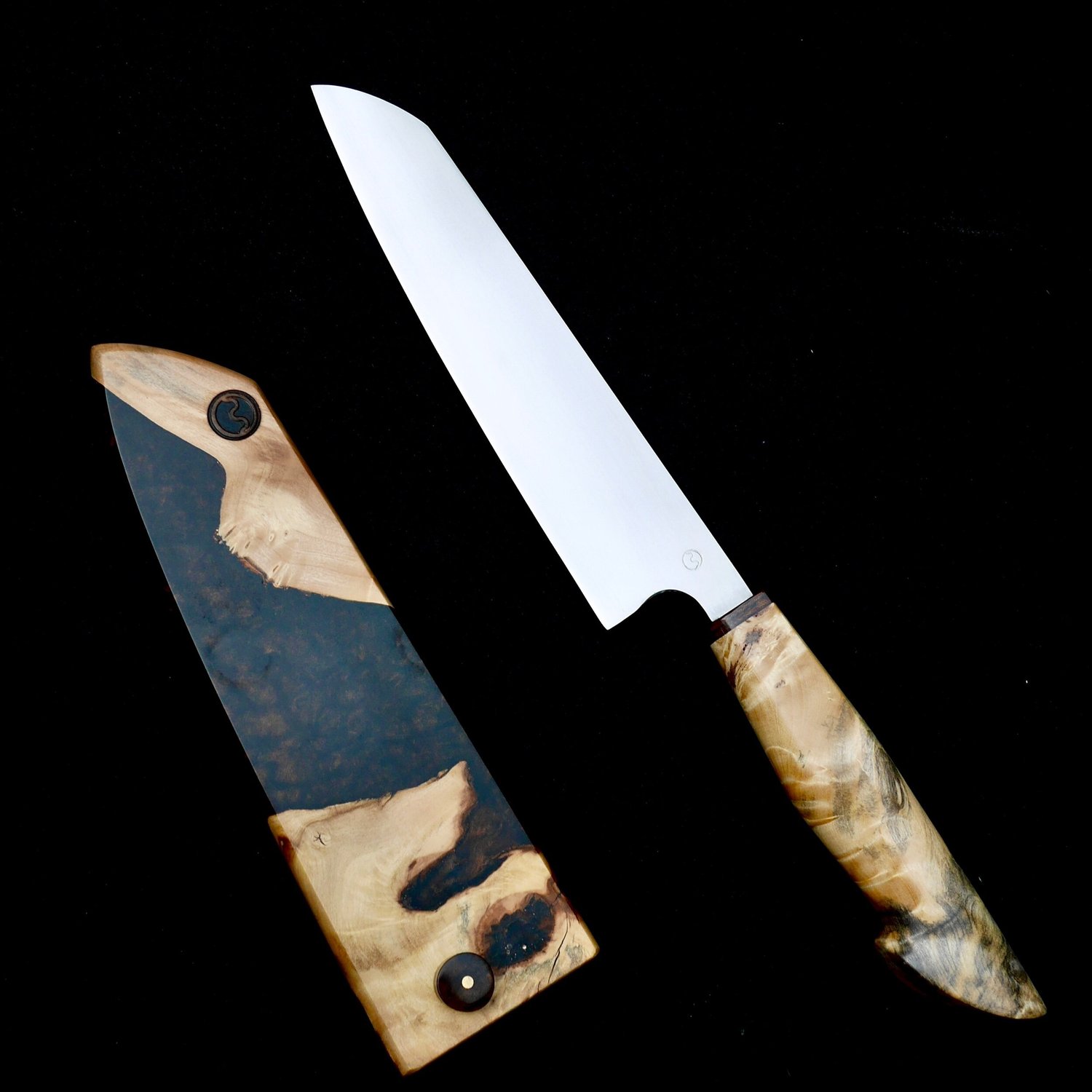 8 1/2” Gyoto - Stainless — Moss Rock Cutlery