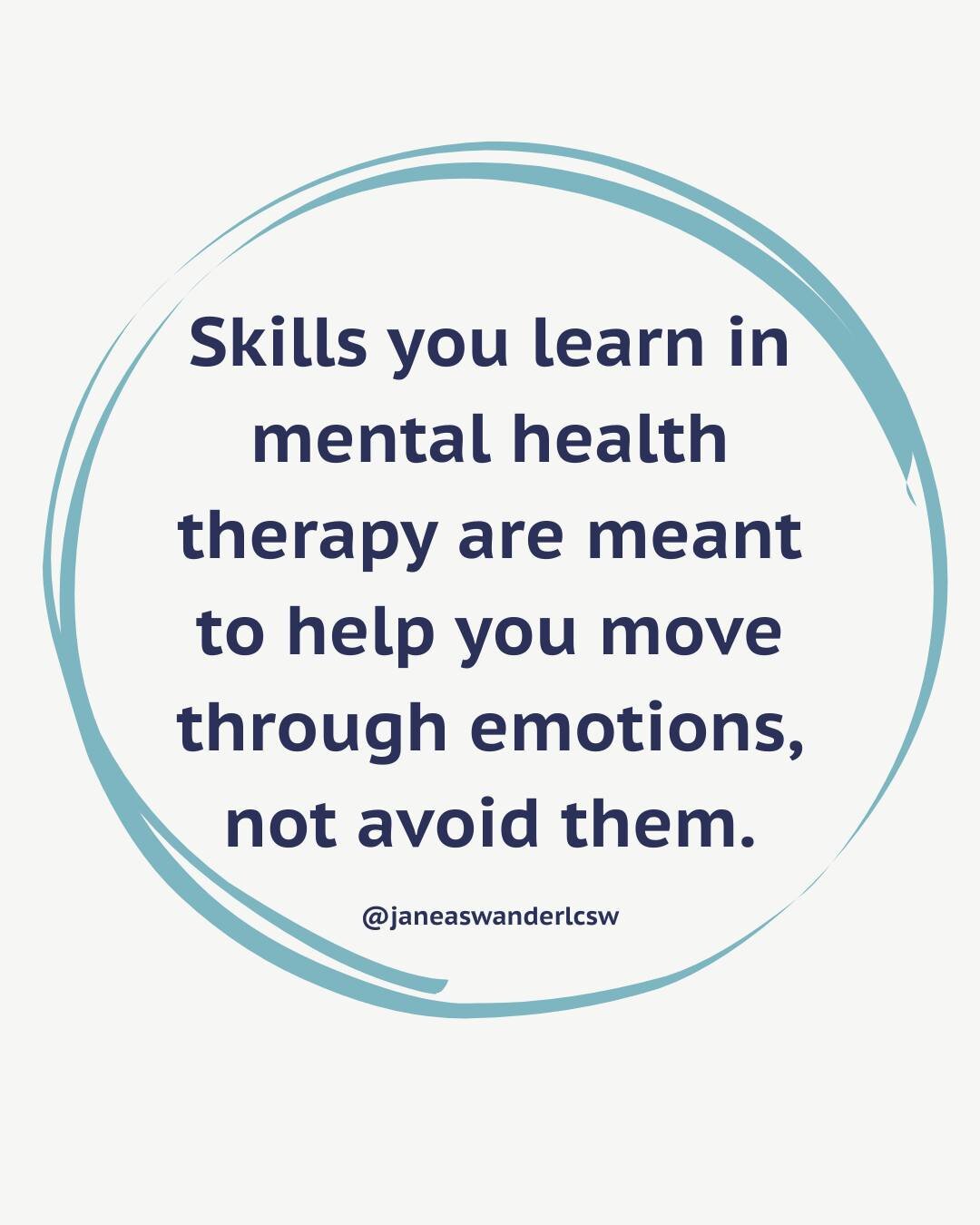 Mental health skills aren&rsquo;t meant to be a bandaid on your issues.

They&rsquo;re not meant to help you numb out from your emotions.

They&rsquo;re not meant to help you avoid dealing with challenging memories or thoughts.

They&rsquo;re not mea