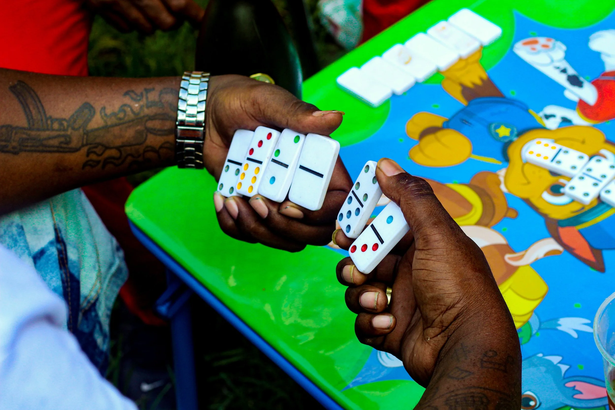 Dominoes at Cutler Manor