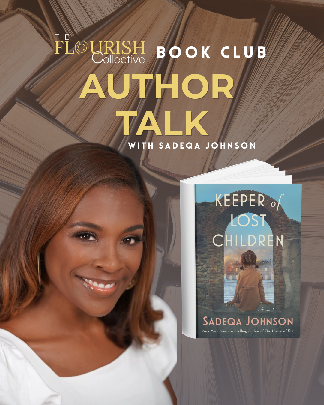 Keeper of Lost Children: Book Club & Author Talk with Sadeqa Johnson	