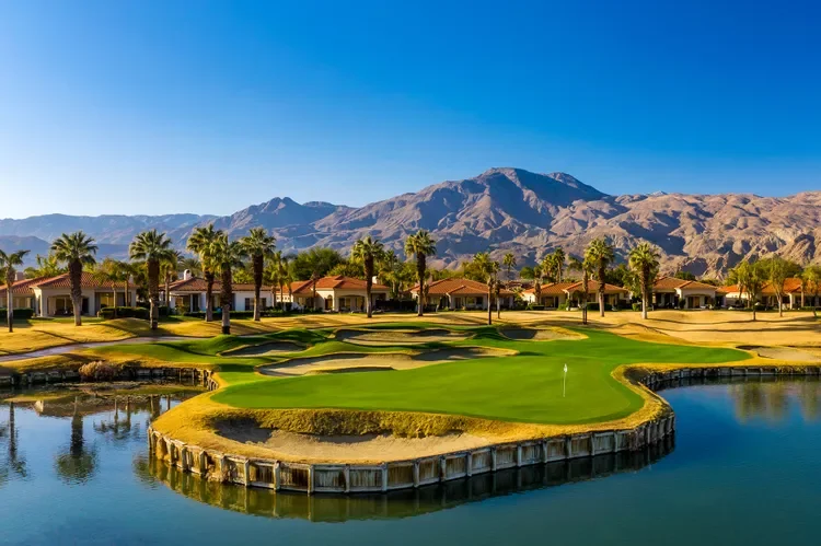 PGA West's Famous Alcatraz green