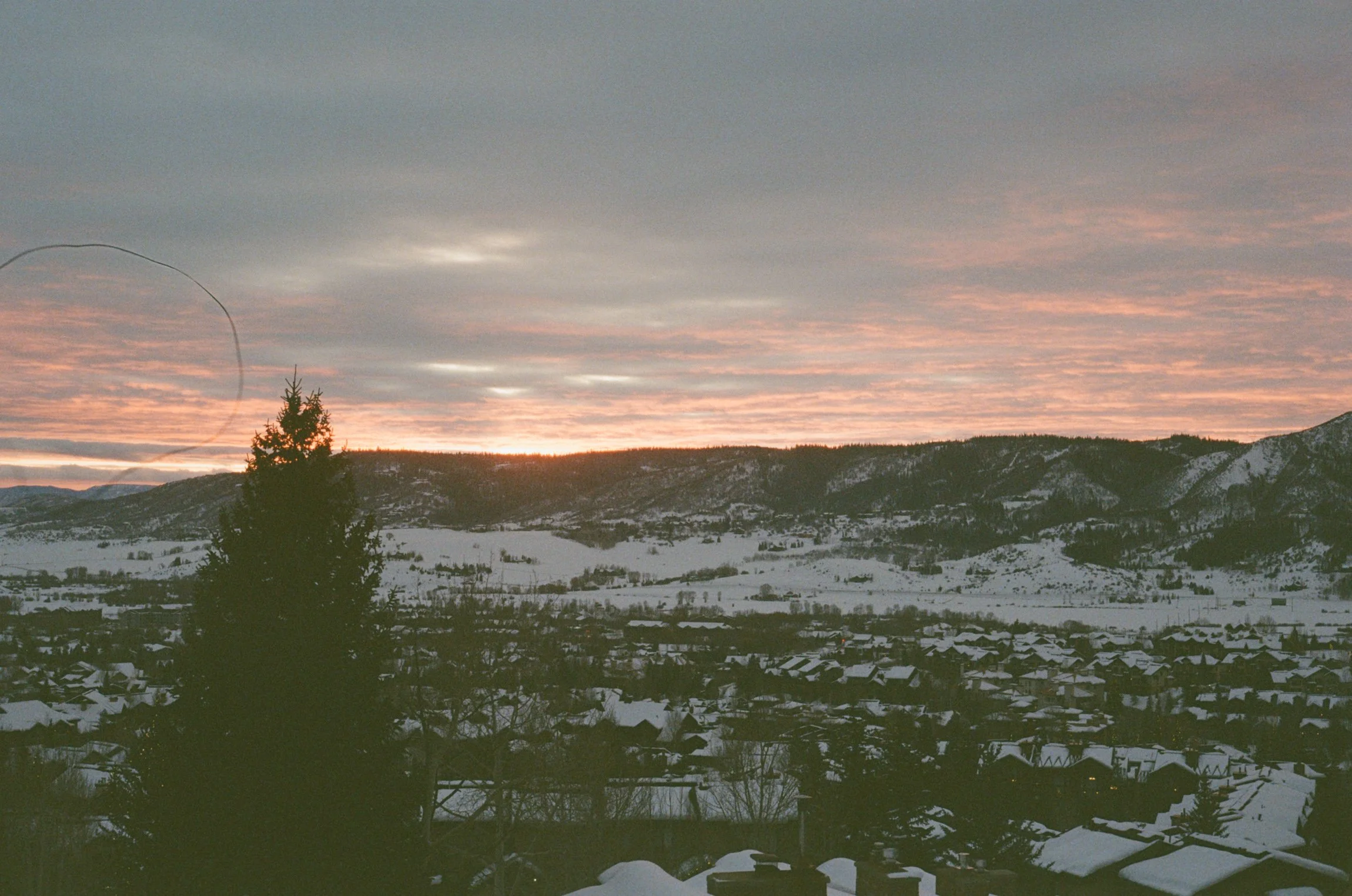 Steamboat sunset