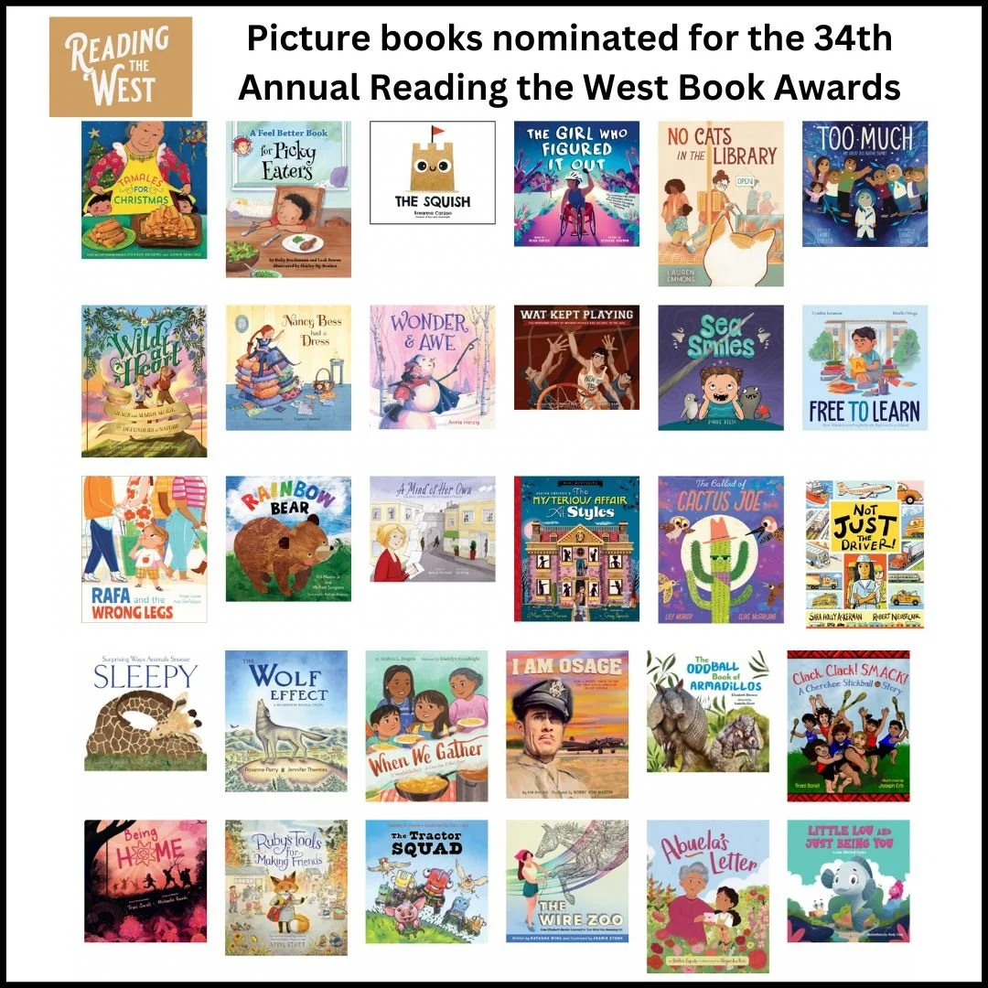 Introducing the 35TH Annual Reading The West Longlist of picture books. Love seeing Agatha alongside Austin friends and fellow kidlit authors. Congrats to all! 🎉

@beachlanebooks @readingthewest @stephen_briseno_writes @breannacarzoo 
@cylevinson @d
