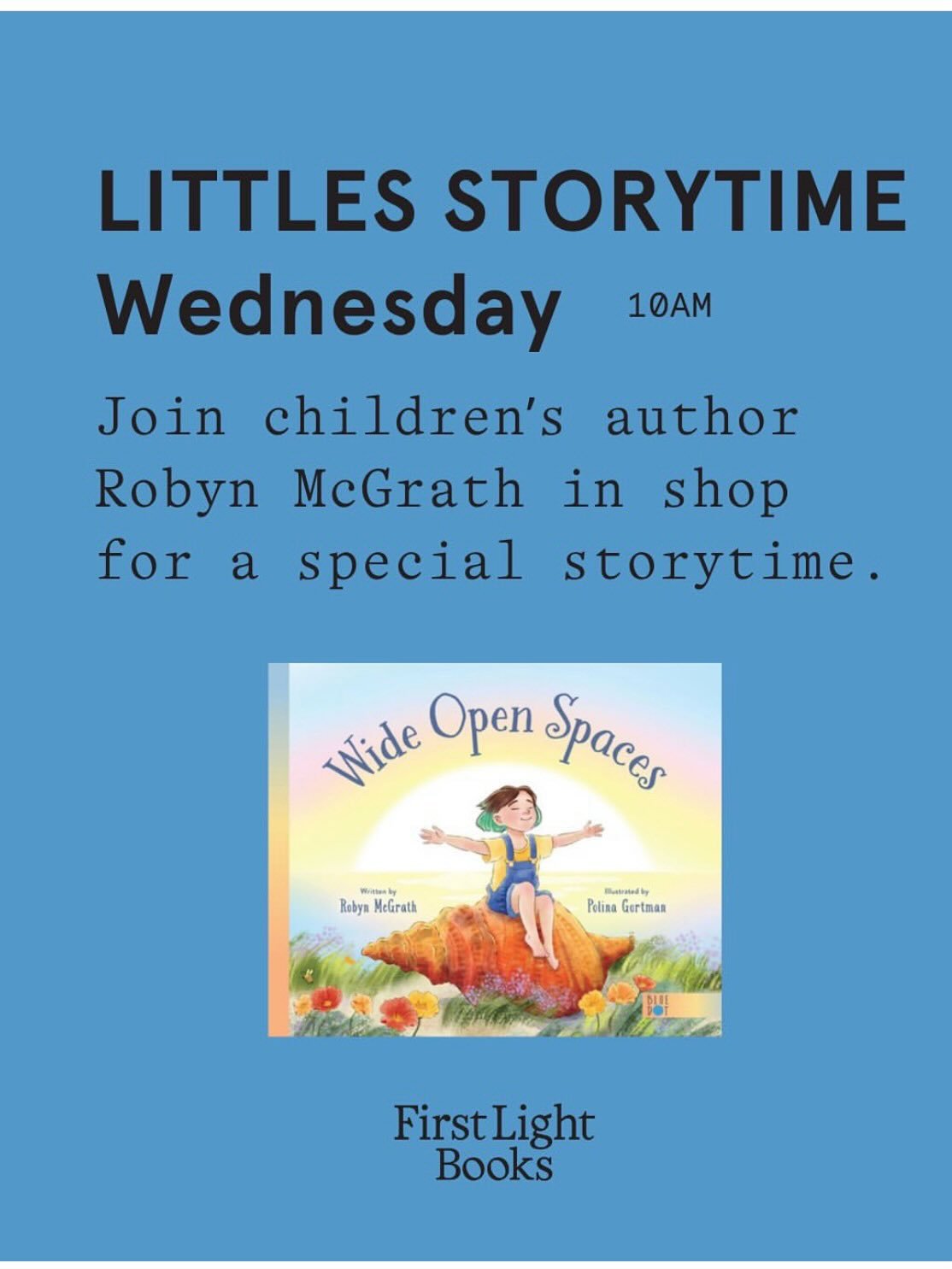 Find me tomorrow morning @firstlightbooks for storytime @10:00! ☀️

There will be bookmarks, stickers, coloring pages, mindful activities, AND you might just take home a little lizard for yourself! 🦎 

I look forward to sharing Wide Open Spaces with
