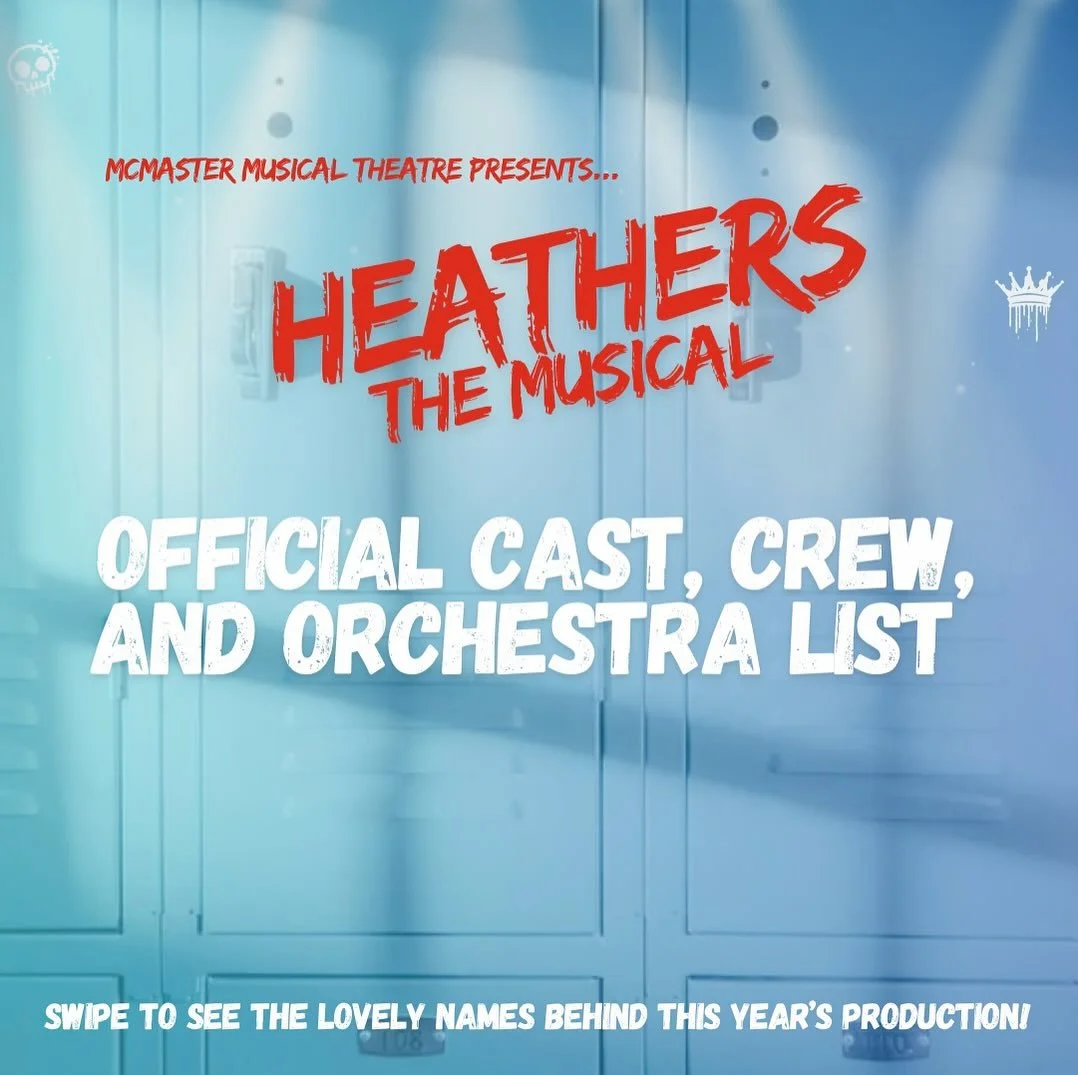 📢 Introducing MMT’s 2025-26 Heathers: The Musical CAST, CREW, and BAND ROSTER! 
We’ve already stepped into our candy store (rehearsals 🤭) and we are so thrilled to bring you along this journey. Follow us here for updates, ticket inform