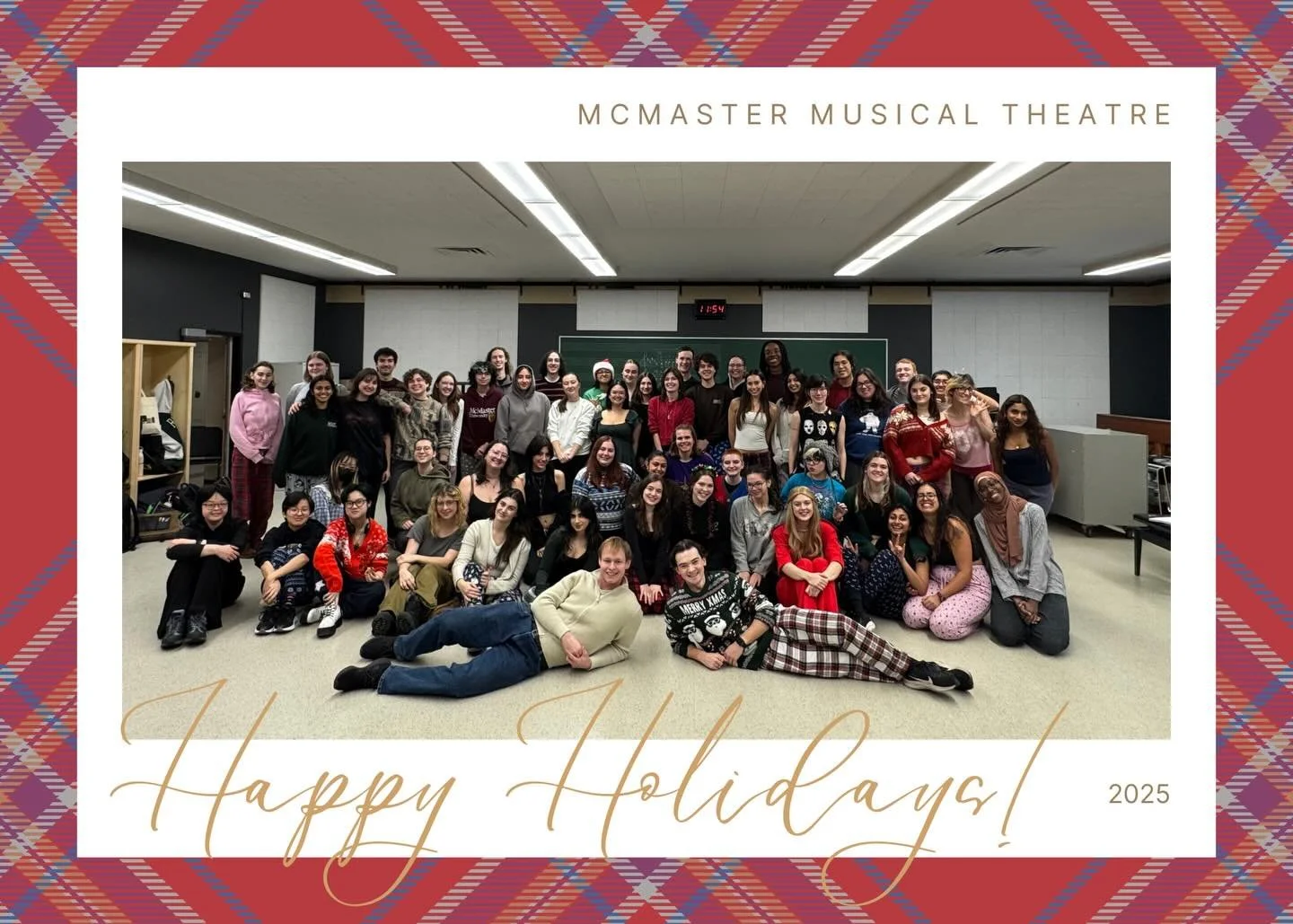 As the fall semester wraps up, we want to wish you and your loved ones a very happy holidays, and a happy new year! ❄️

We are so thrilled for what 2026 has in (candy) store, and we can&rsquo;t wait to get back in the rehearsal space. 🍭

Keep an eye