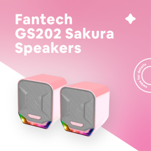 Affordable USB-powered speakers with a slow cycle RGB lighting effect 💕Available on Amazon