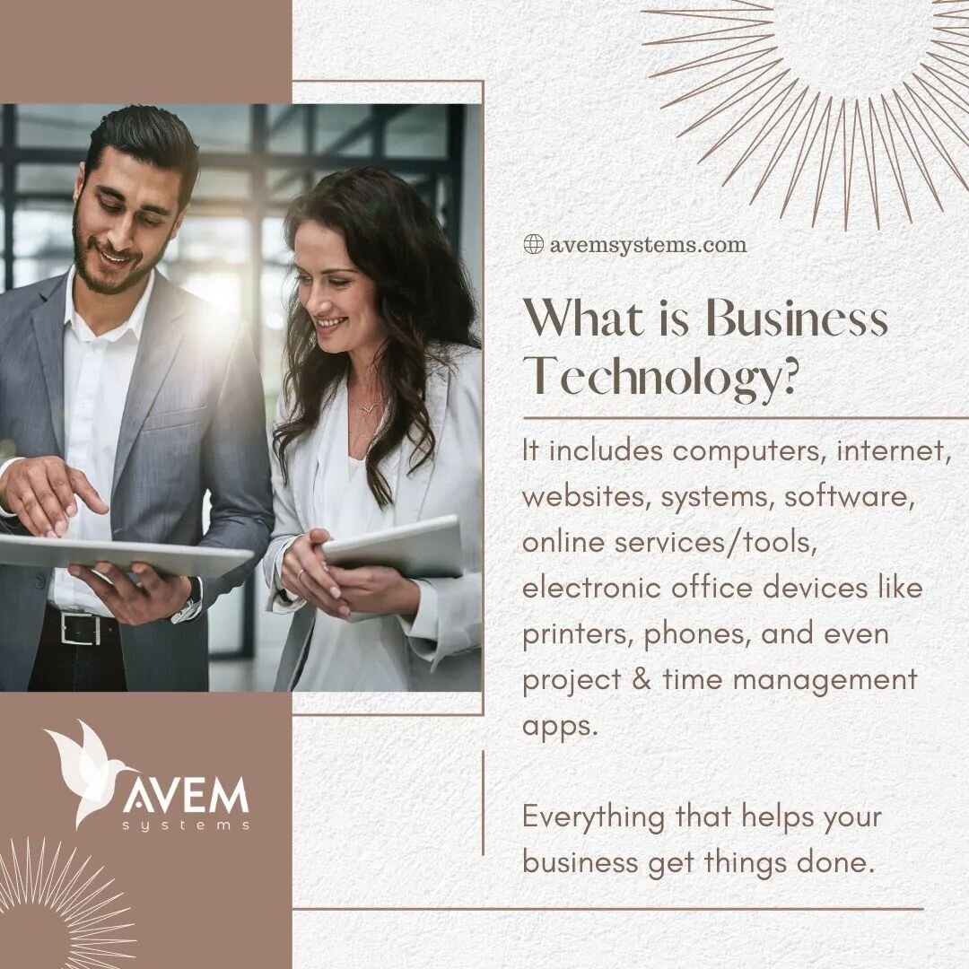 #businesstechnology is a #strategy for&nbsp;#organizing, #coordinating, and #managing your #business.

#businesssystems #businessowner #businessstrategy #leadership #technology #avemsystems