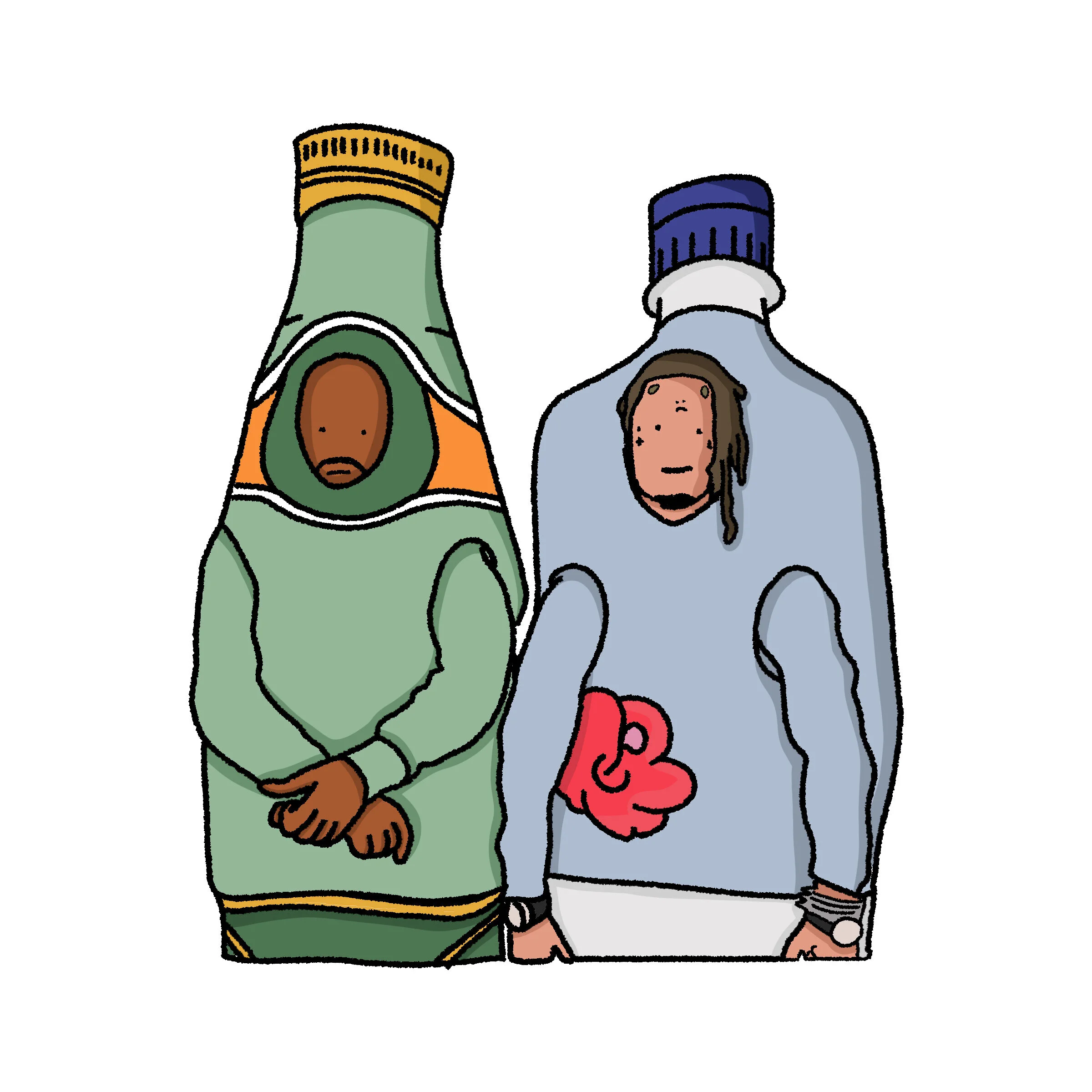 Kanye and Lil Pump dressed up for SNL performance