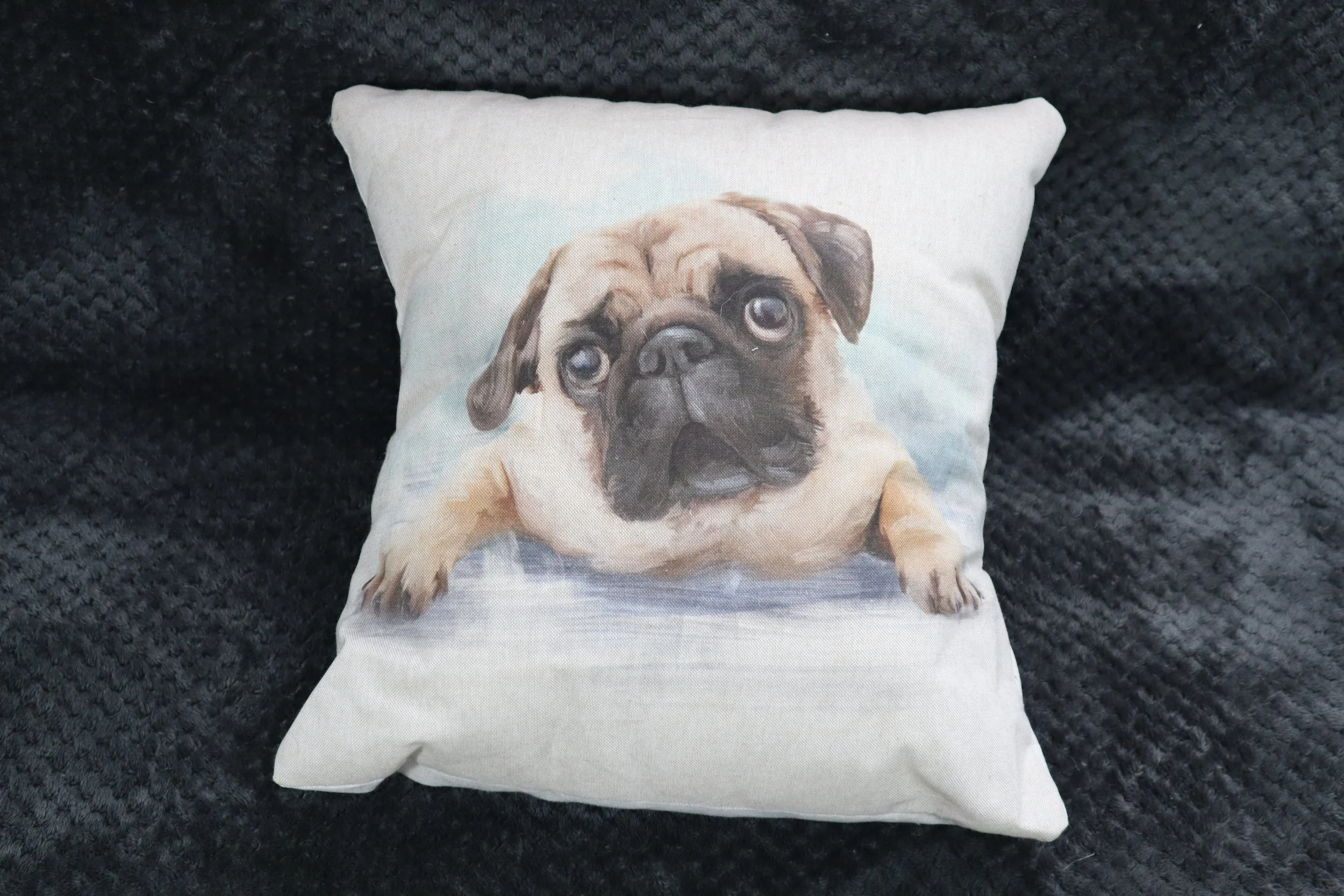 German Shepherd & Pup Cushion — Cruising Crafts