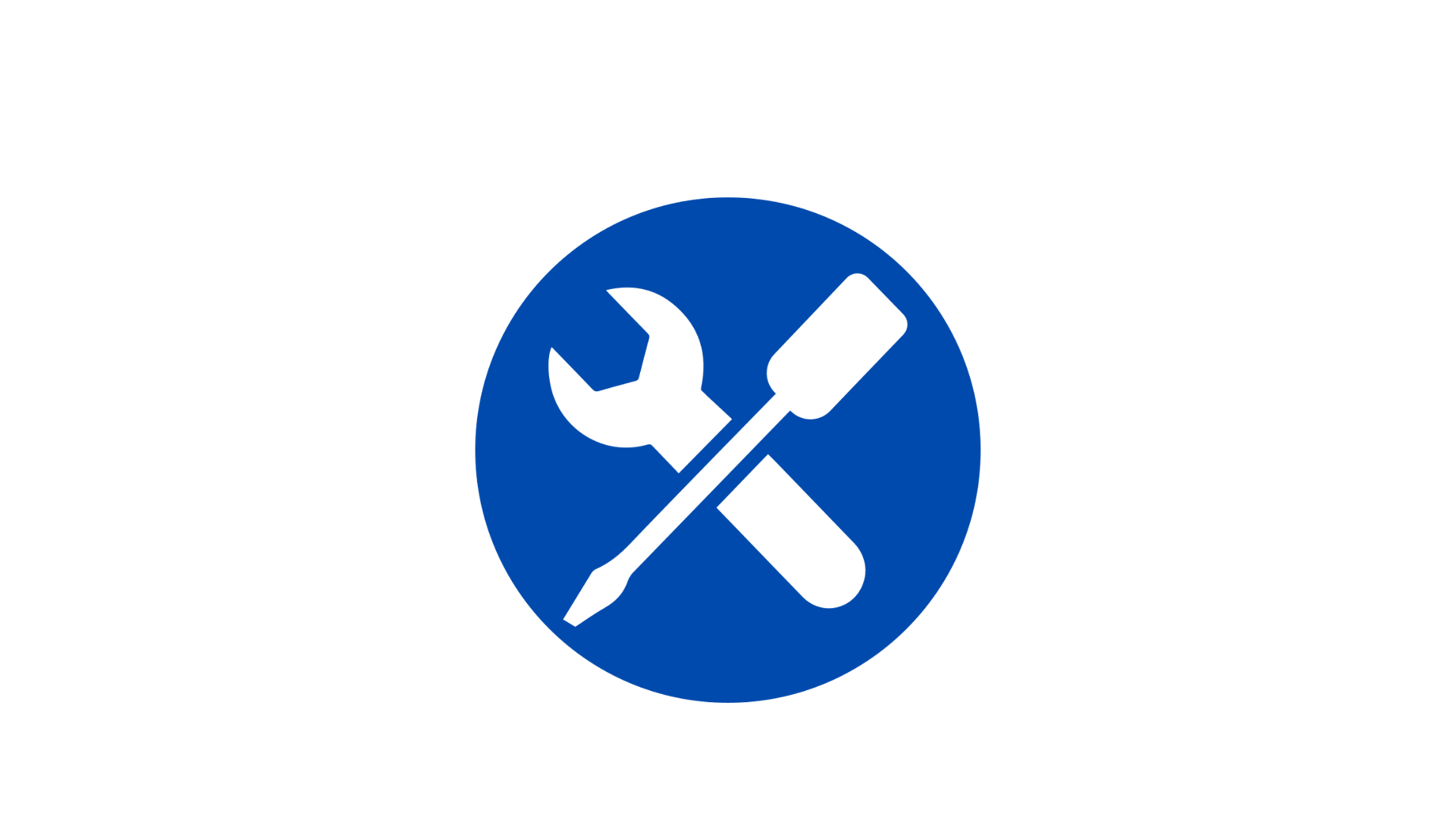 icon two tools for roof services