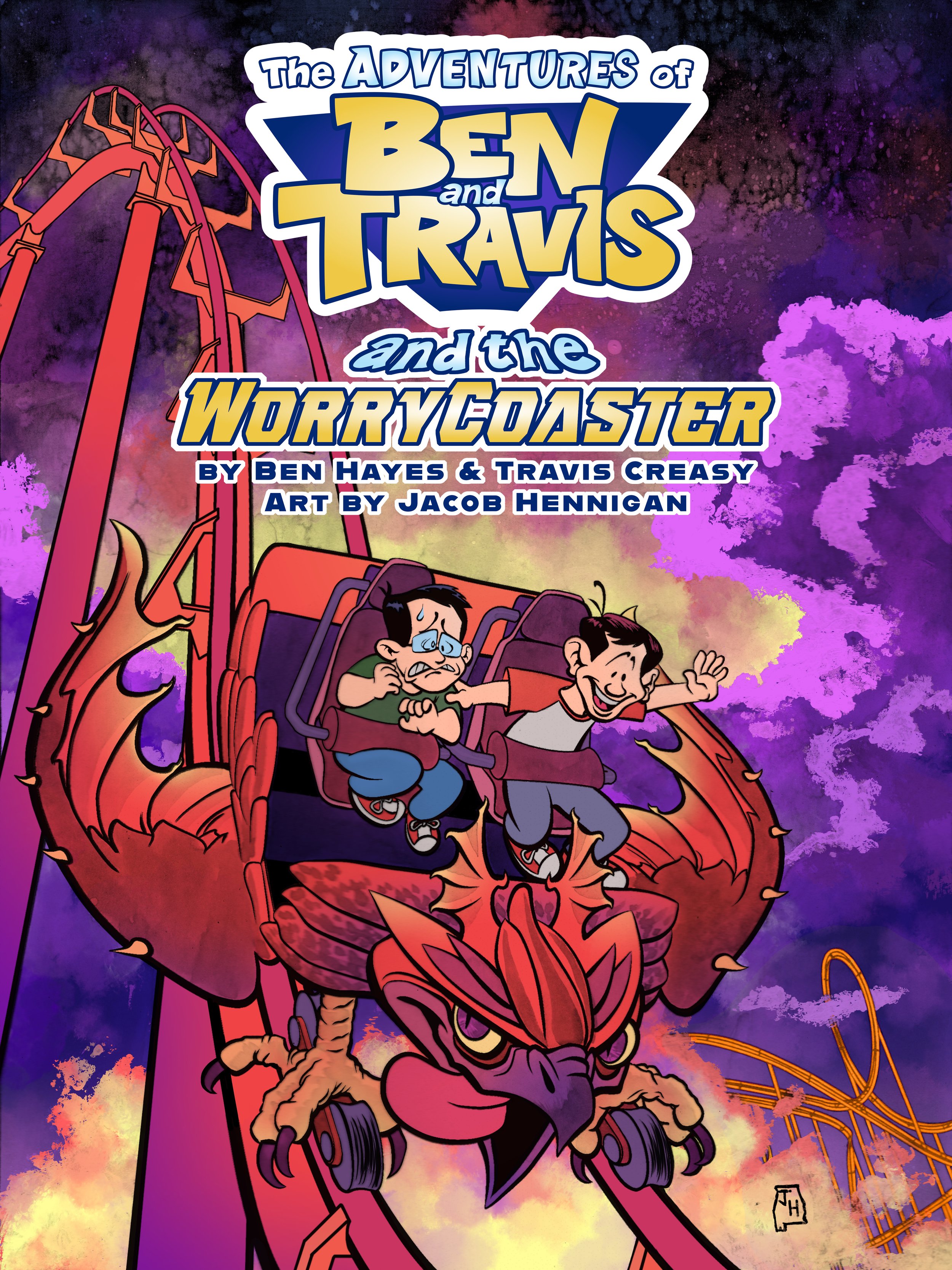 The Adventures of Ben and Travis and the Worrycoaster Children's Book