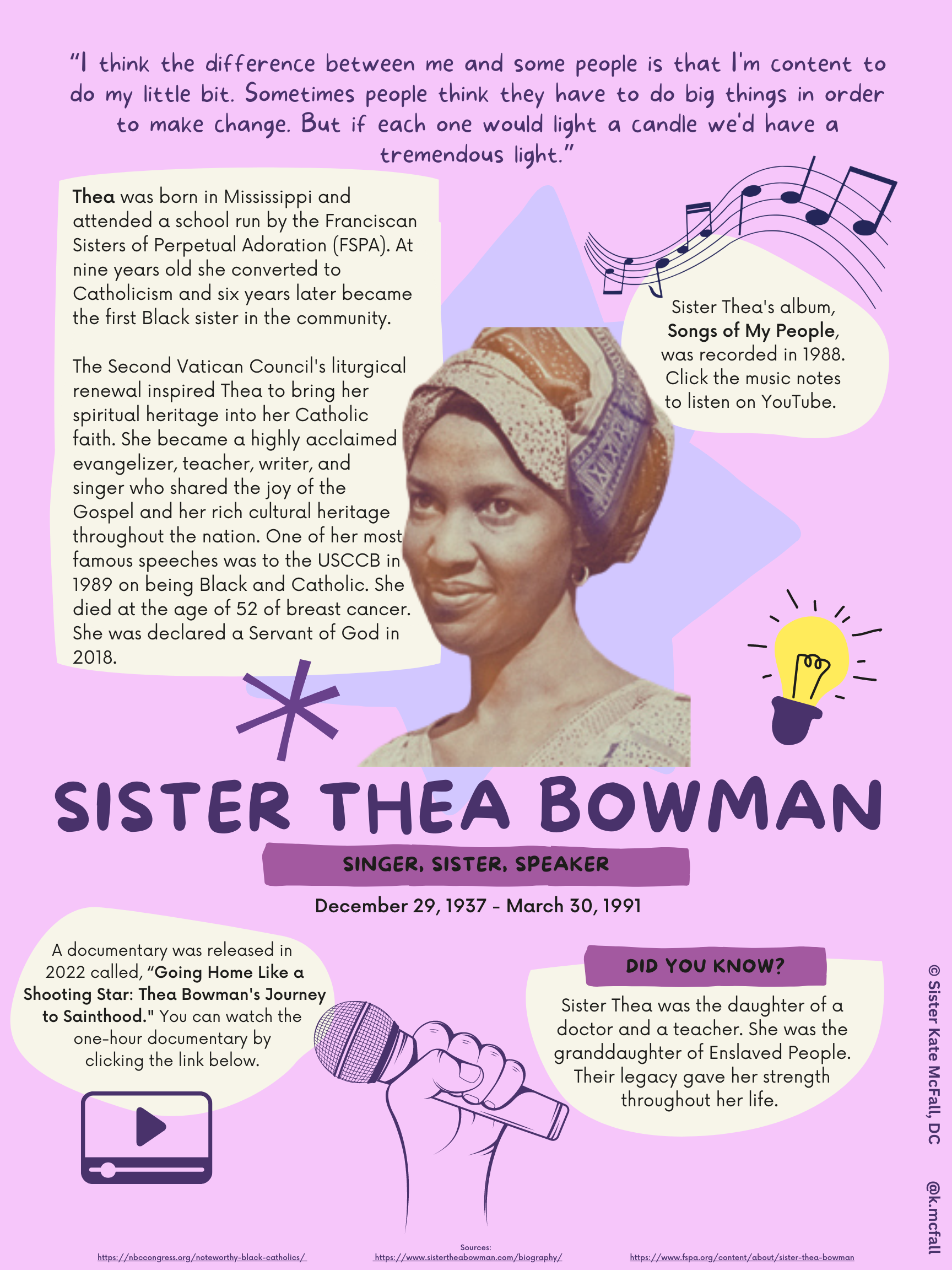 Sister Thea Bowman