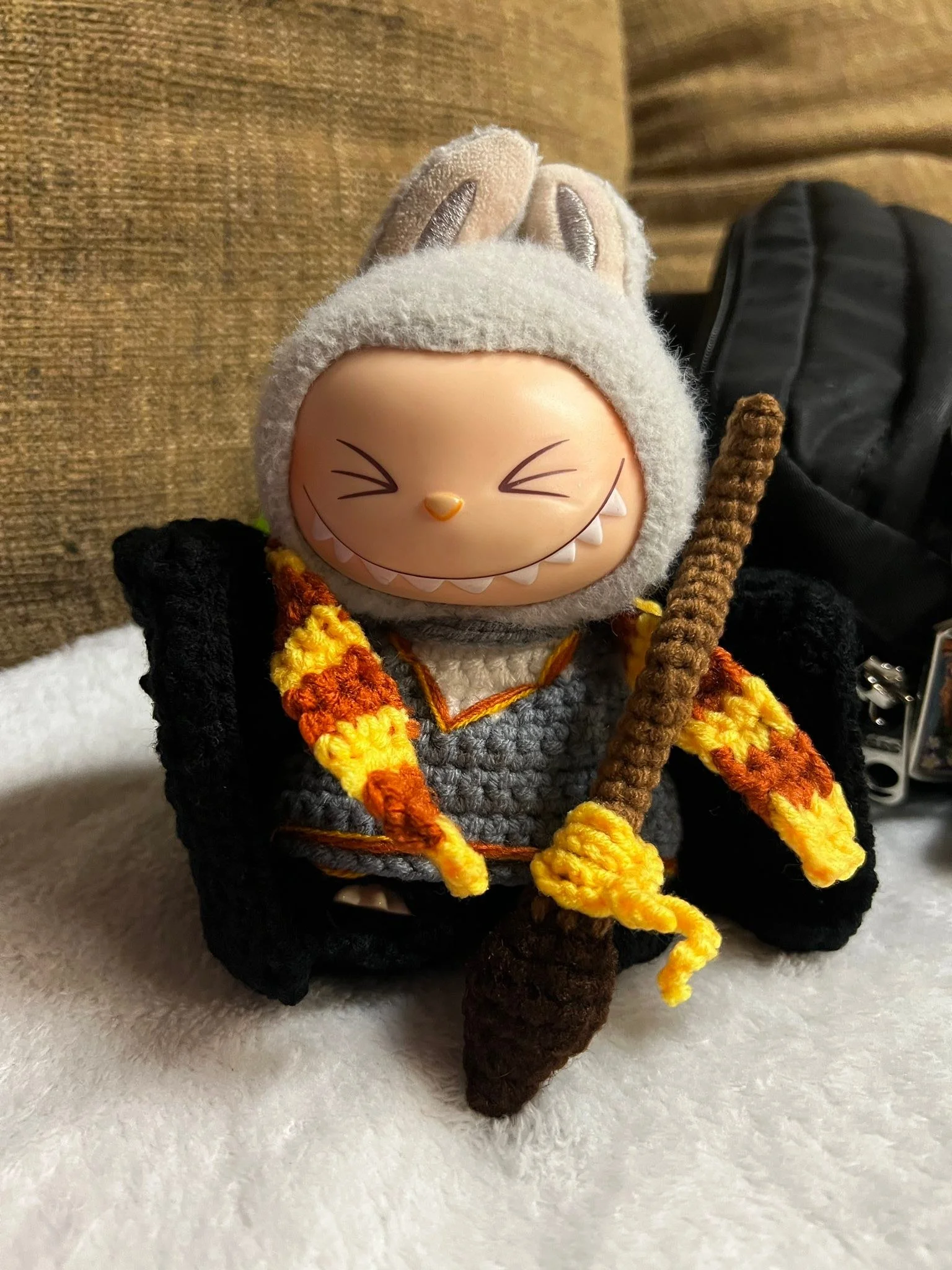 My Sister made lil Heezy a Gryffindor outfit🦁🔮