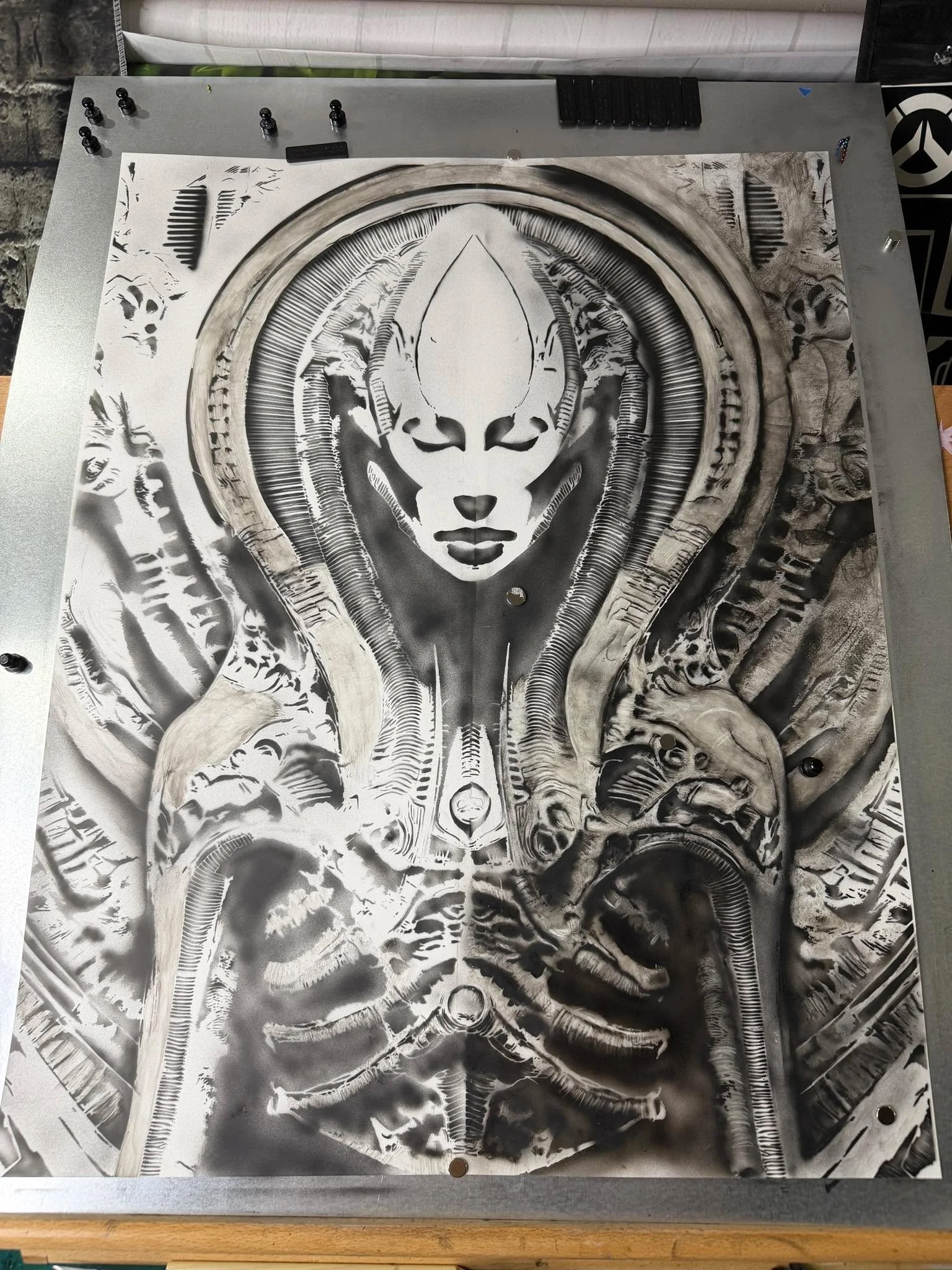 Day 3 
Giger 👽🛸👾

Airbrush school of realism
Blair School of Realism